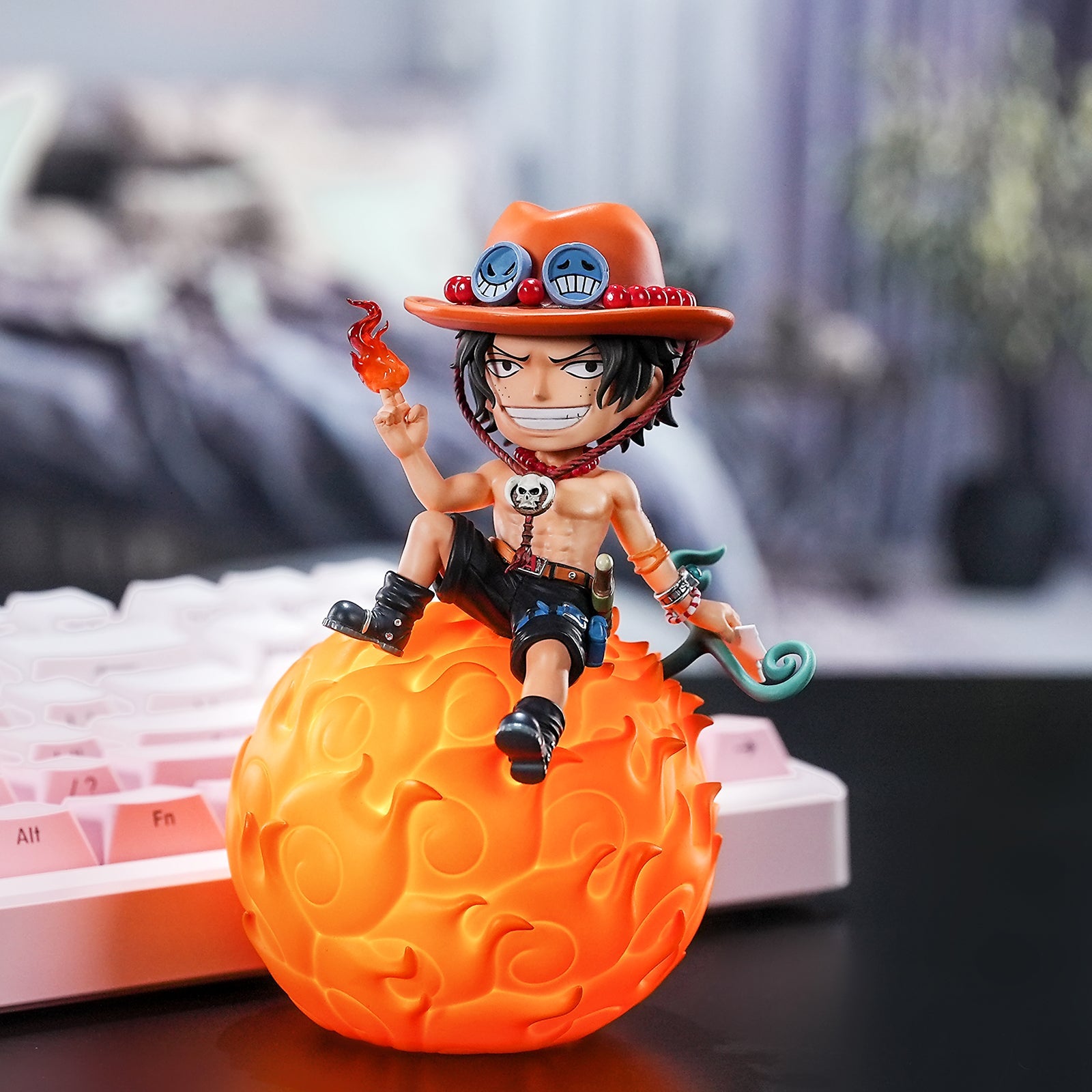 PRE-ORDER Happy Life - One Piece Devil Fruit Series Sound Control Night Light - Portgas D. Ace