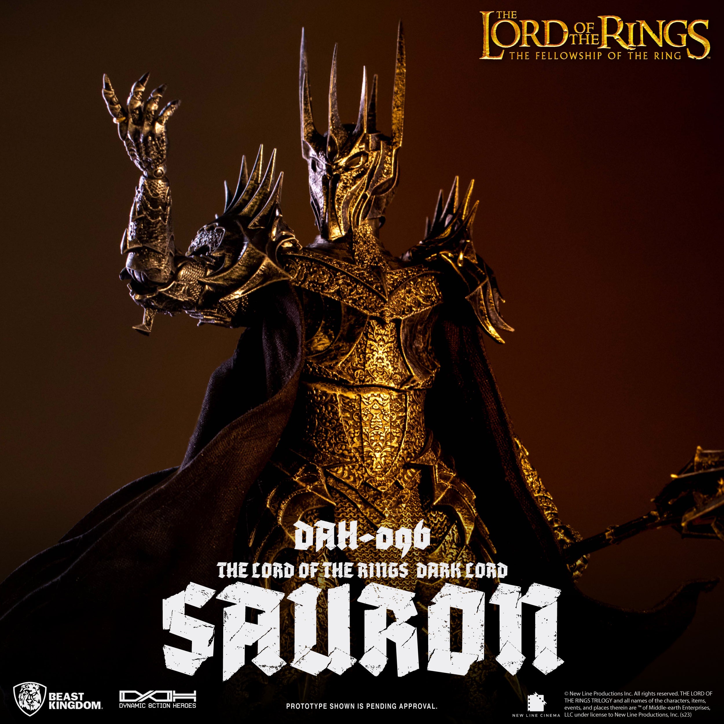 PRE-ORDER Beast Kingdom - Dynamic 8action Heroes - Lord of the Rings - Dark Lord Sauron
