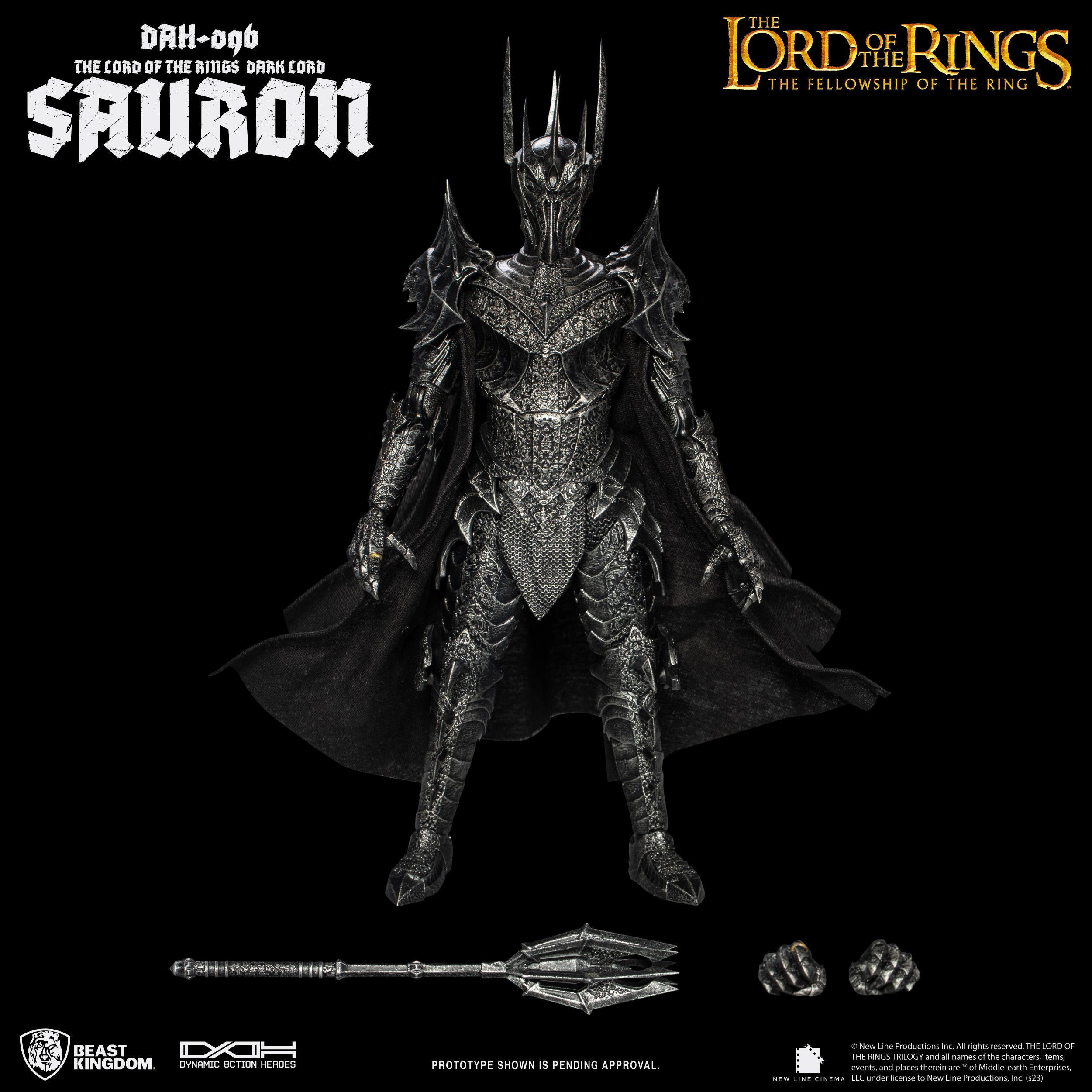 PRE-ORDER Beast Kingdom - Dynamic 8action Heroes - Lord of the Rings - Dark Lord Sauron