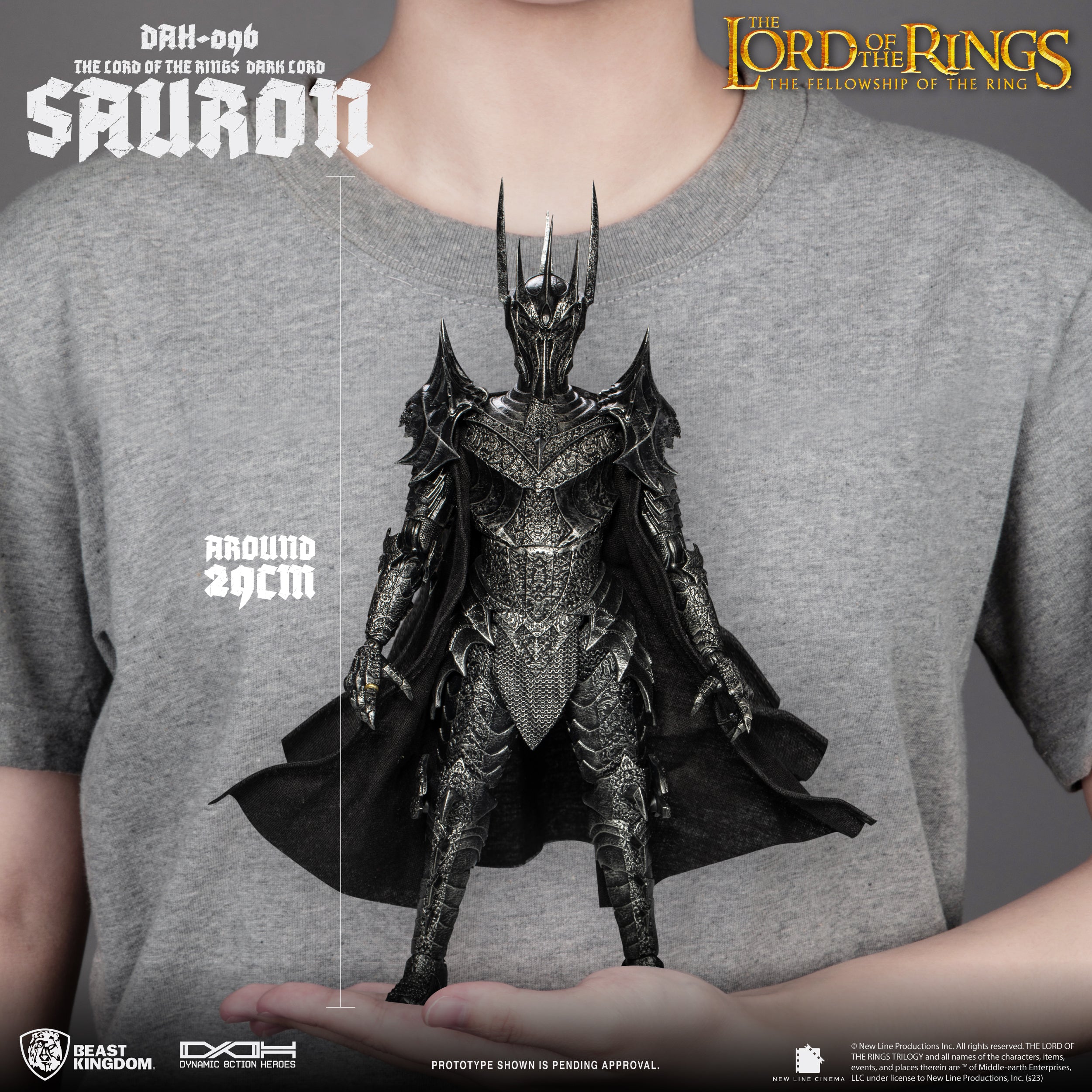 PRE-ORDER Beast Kingdom - Dynamic 8action Heroes - Lord of the Rings - Dark Lord Sauron