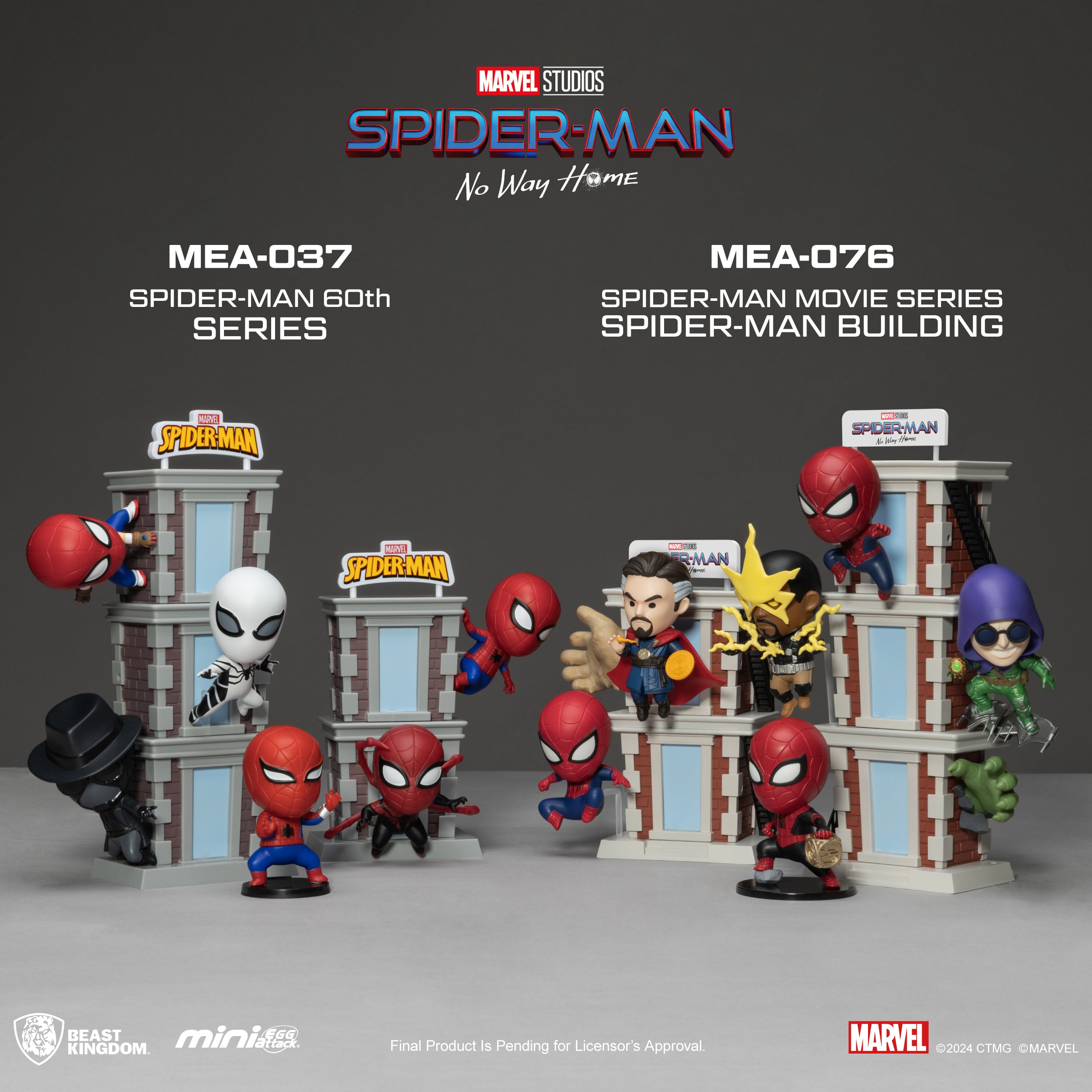 PRE-ORDER Beast Kingdom - Spider-Man Movie Series - Spider-Man Building [Box of 6]