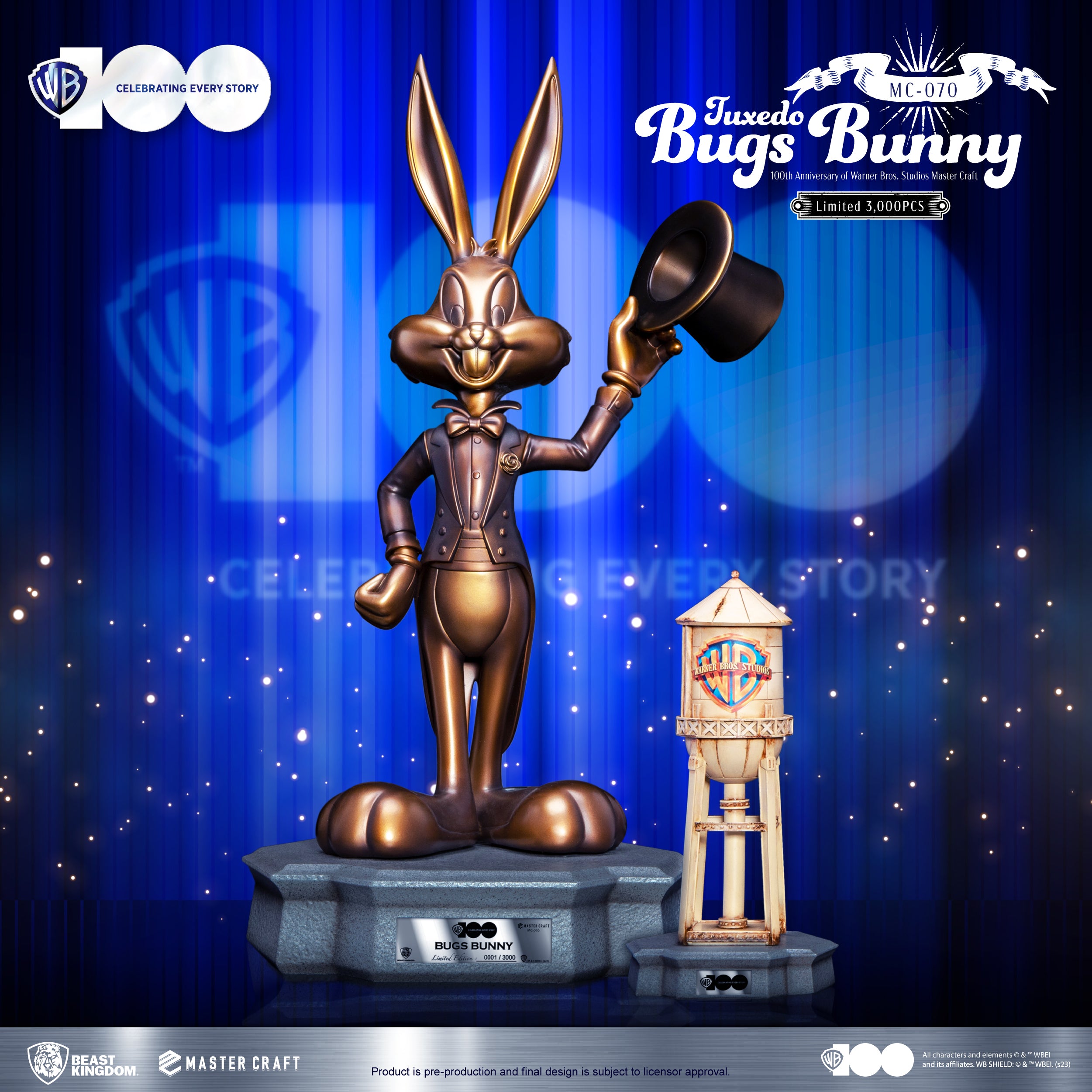 PRE-ORDER Beast Kingdom - 100th Anniversary of Warner Bros. - Mastercraft Tuxedo Bugs Bunny
