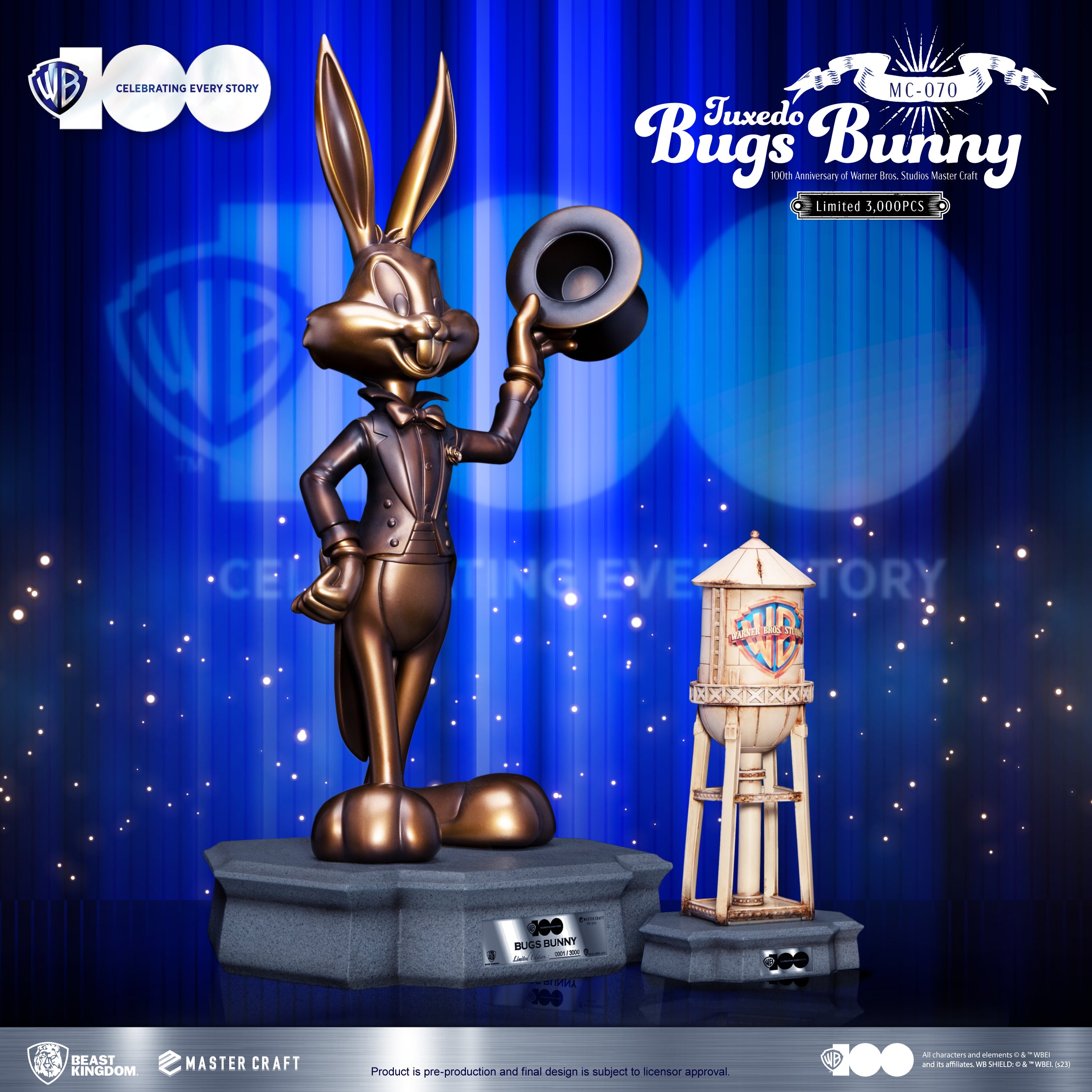 PRE-ORDER Beast Kingdom - 100th Anniversary of Warner Bros. - Mastercraft Tuxedo Bugs Bunny
