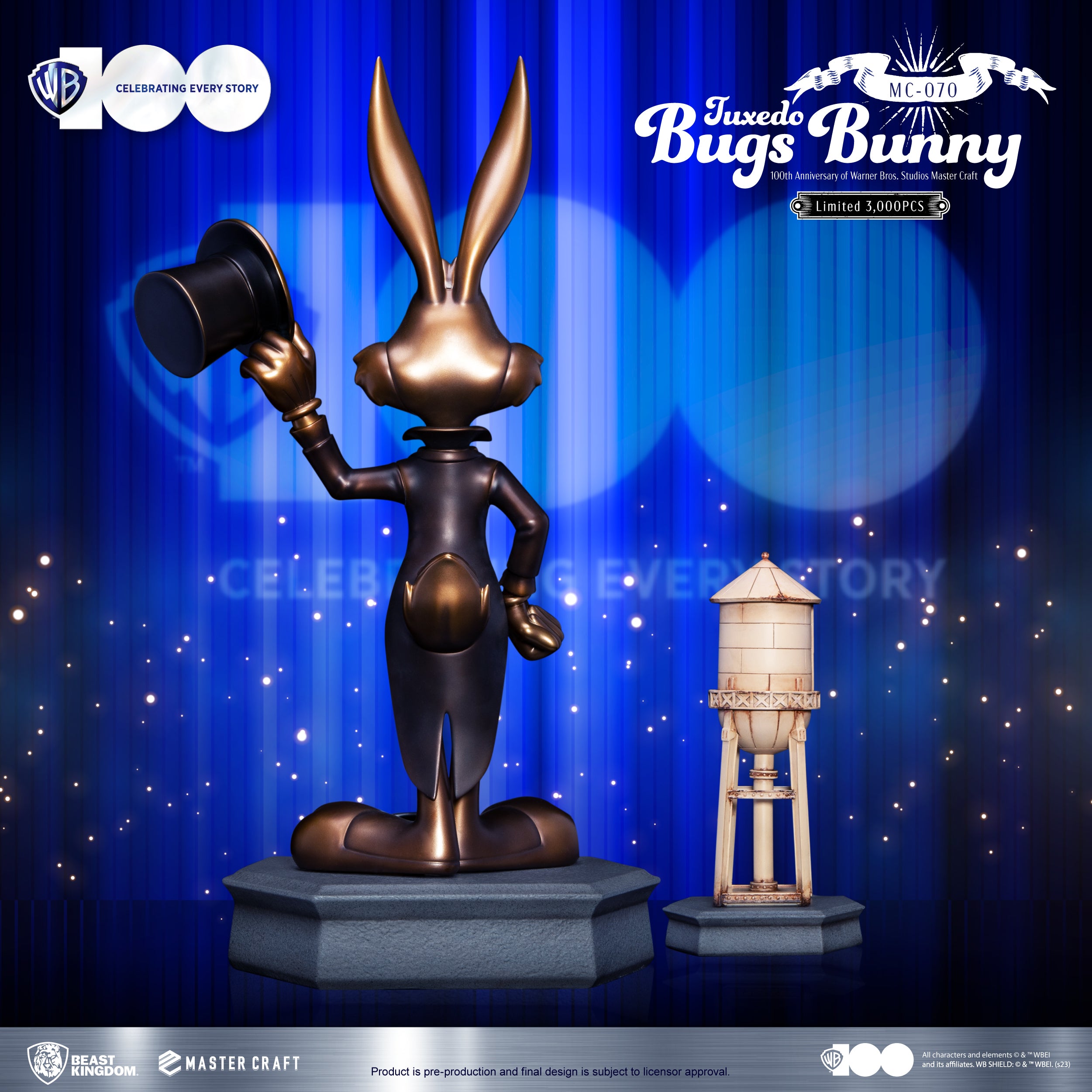 PRE-ORDER Beast Kingdom - 100th Anniversary of Warner Bros. - Mastercraft Tuxedo Bugs Bunny