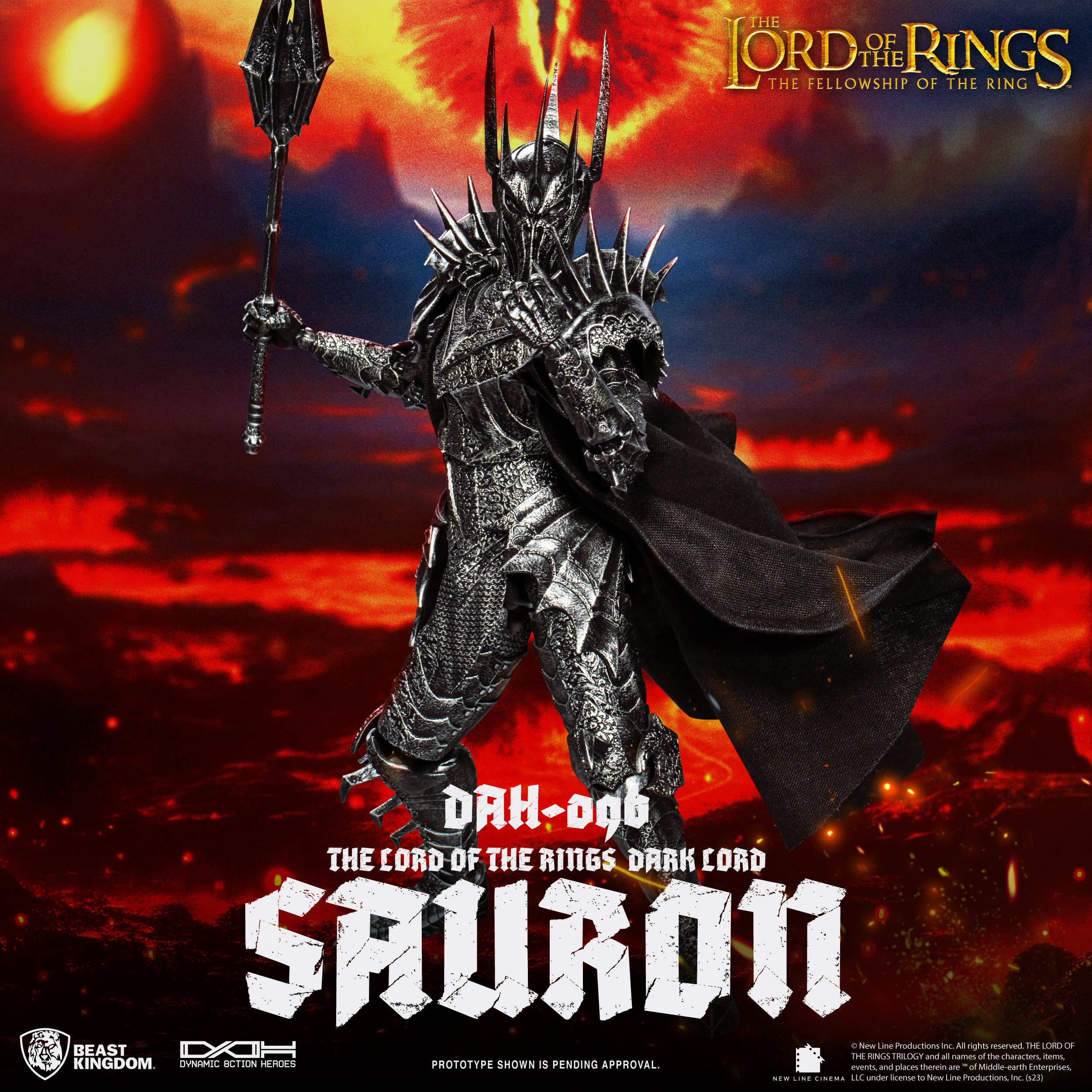 PRE-ORDER Beast Kingdom - Dynamic 8action Heroes - Lord of the Rings - Dark Lord Sauron
