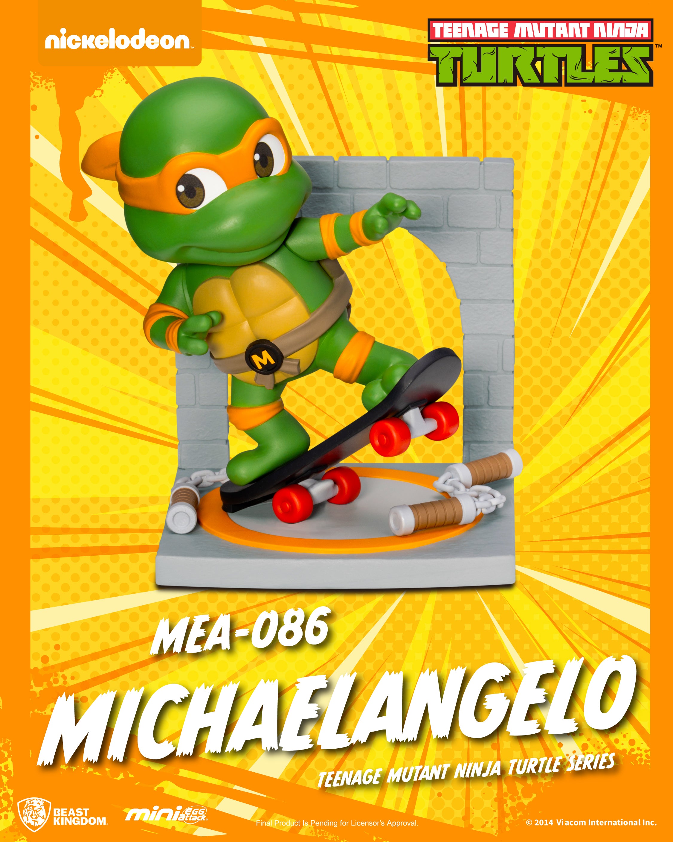 PRE-ORDER Beast Kingdom - Teenage Mutant Ninja Turtles Series Blind Box Set [Box of 6]