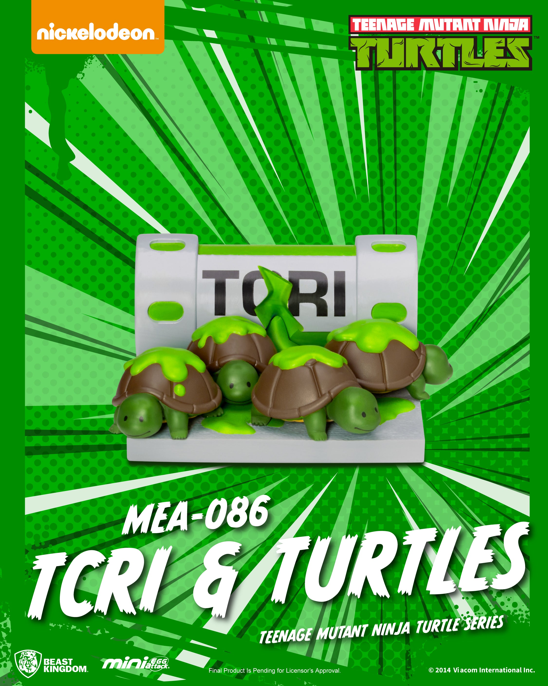 PRE-ORDER Beast Kingdom - Teenage Mutant Ninja Turtles Series Blind Box Set [Box of 6]