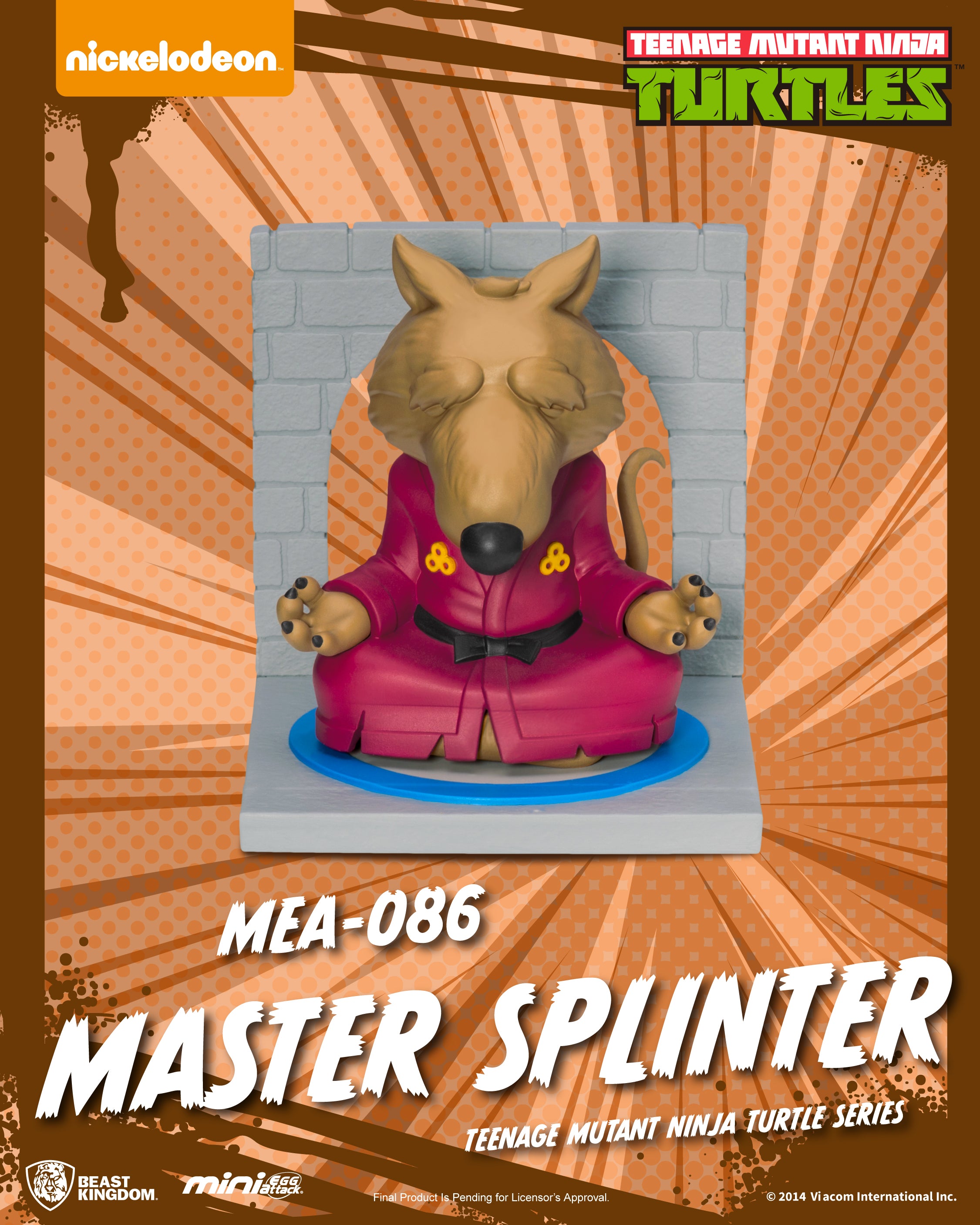 PRE-ORDER Beast Kingdom - Teenage Mutant Ninja Turtles Series Blind Box Set [Box of 6]