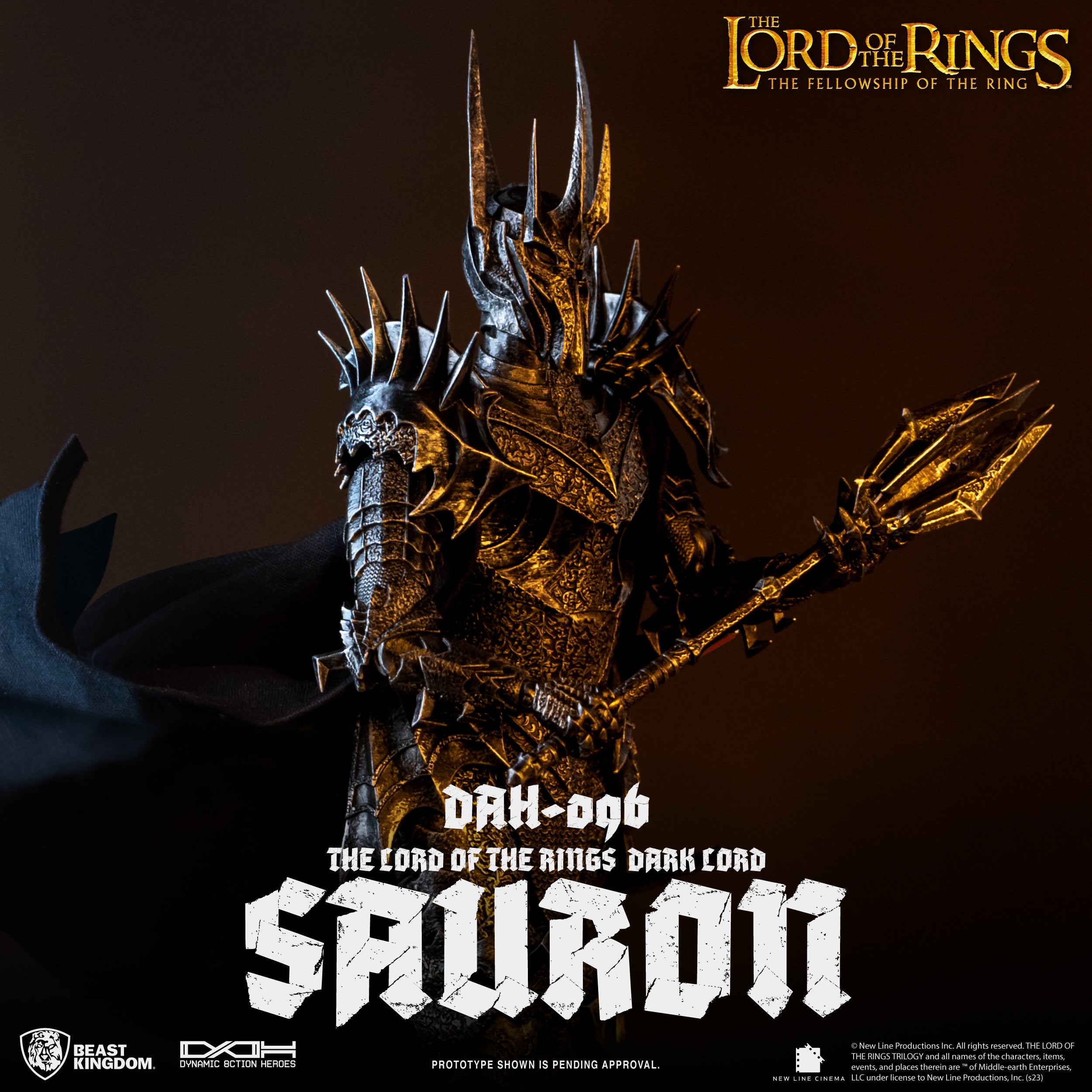 PRE-ORDER Beast Kingdom - Dynamic 8action Heroes - Lord of the Rings - Dark Lord Sauron