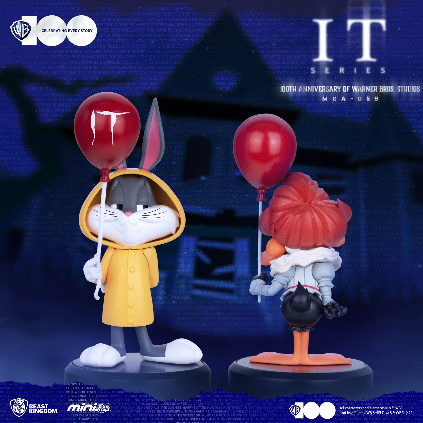 PRE-ORDER Beast Kingdom - 100th Anniversary of Warner Bros. Studio Series - IT