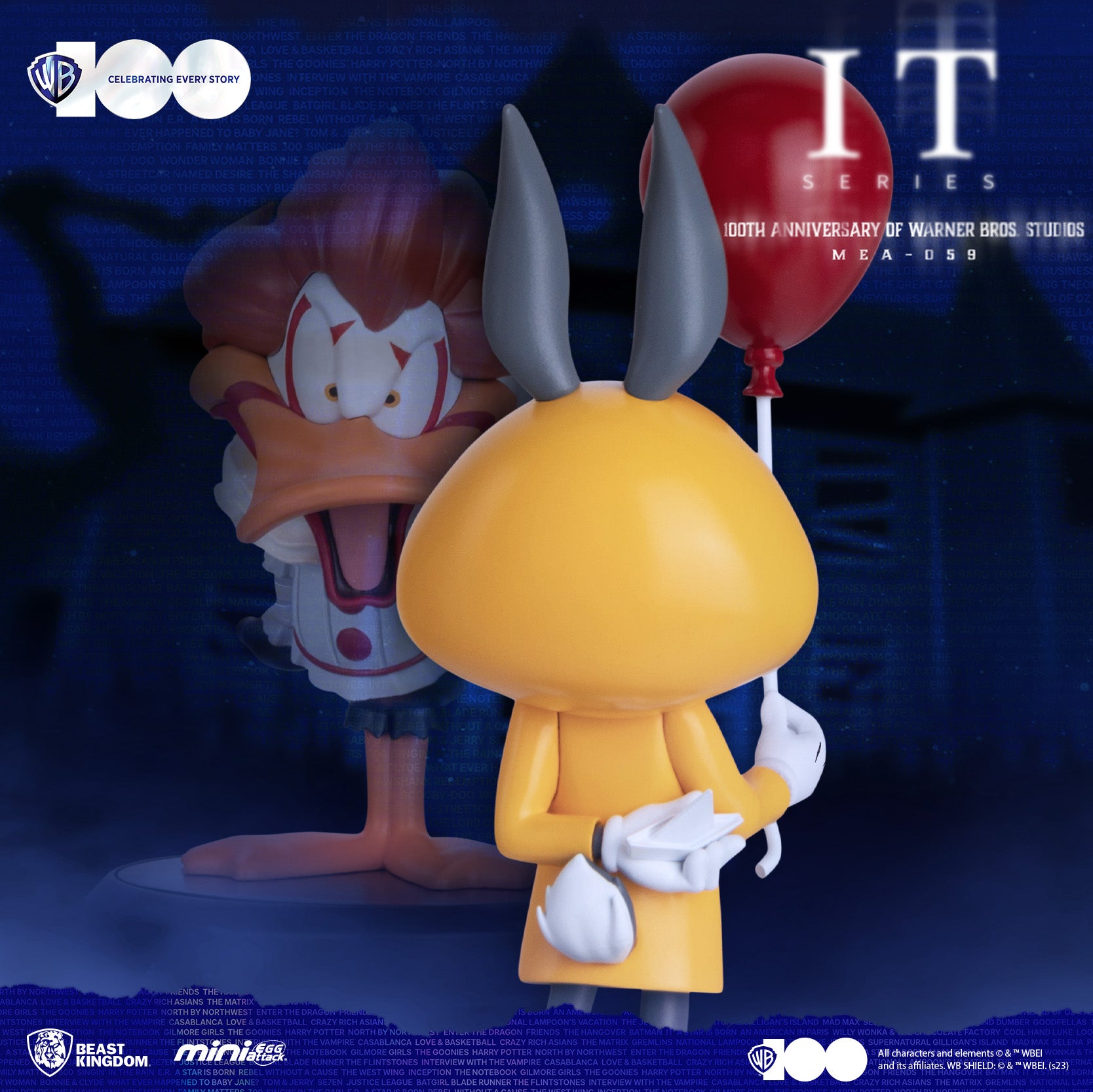 PRE-ORDER Beast Kingdom - 100th Anniversary of Warner Bros. Studio Series - IT