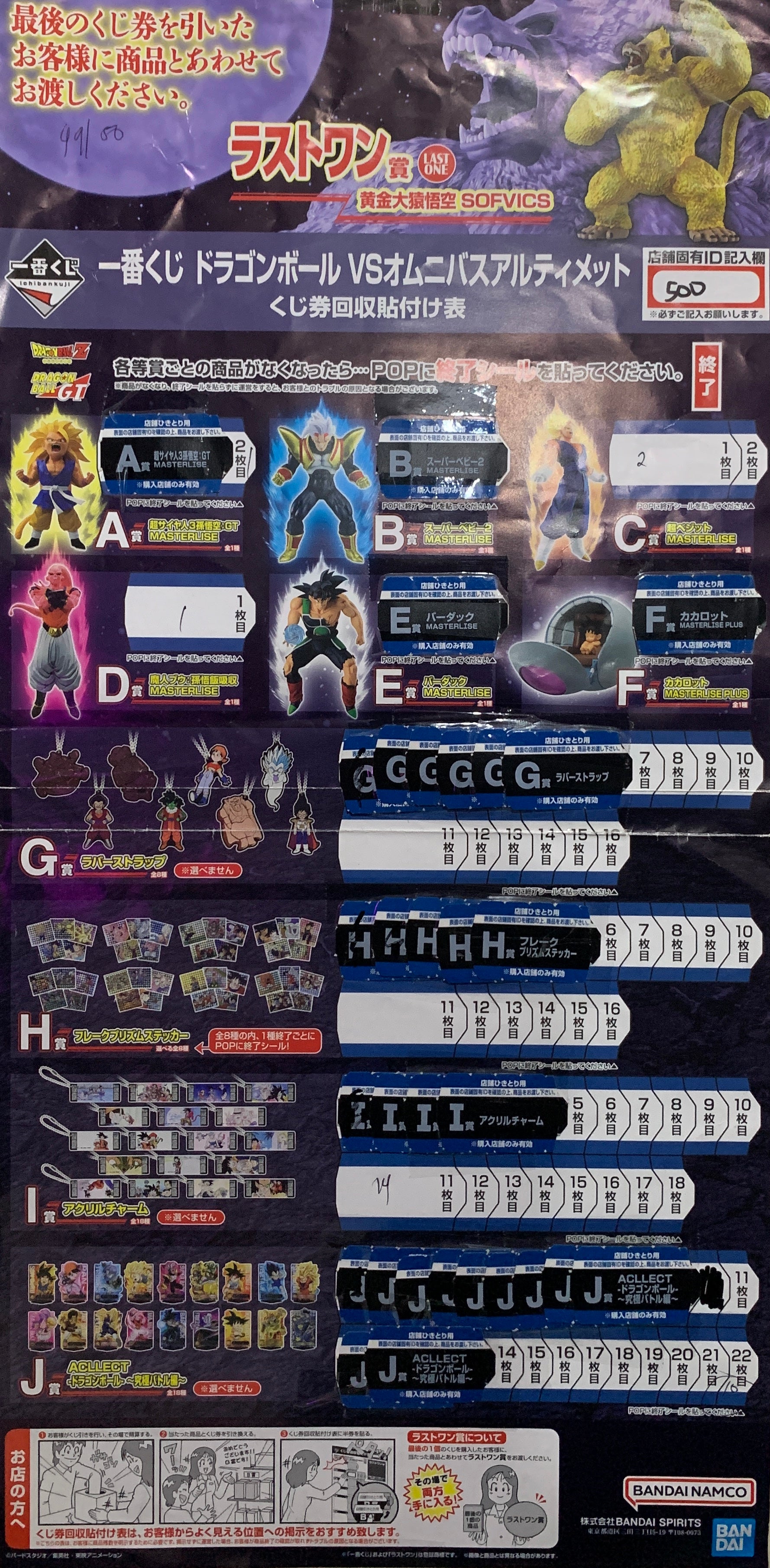 IN-STOCK Bandai Spirits - Ichiban Kuji - Dragon Ball - VS Omnibus Ultimate
