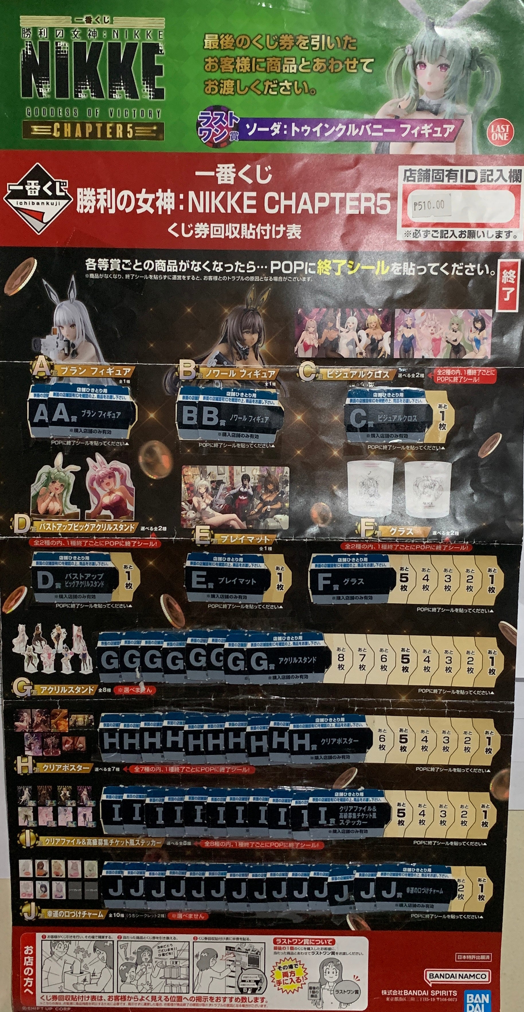 IN-STOCK Bandai Spirits - Ichiban Kuji - GODDESS OF VICTORY: NIKKE - Chapter 5