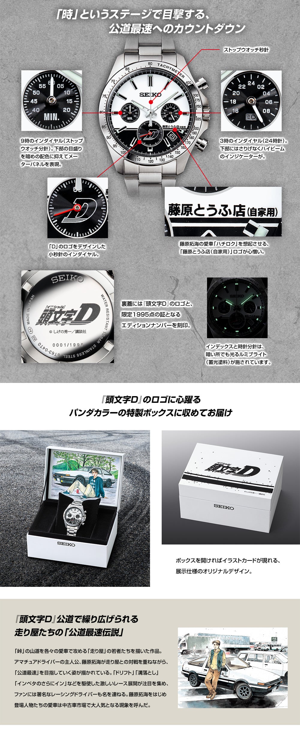 SPECIAL ORDER PREMICO - Initial D x Seiko Collaboration Watch