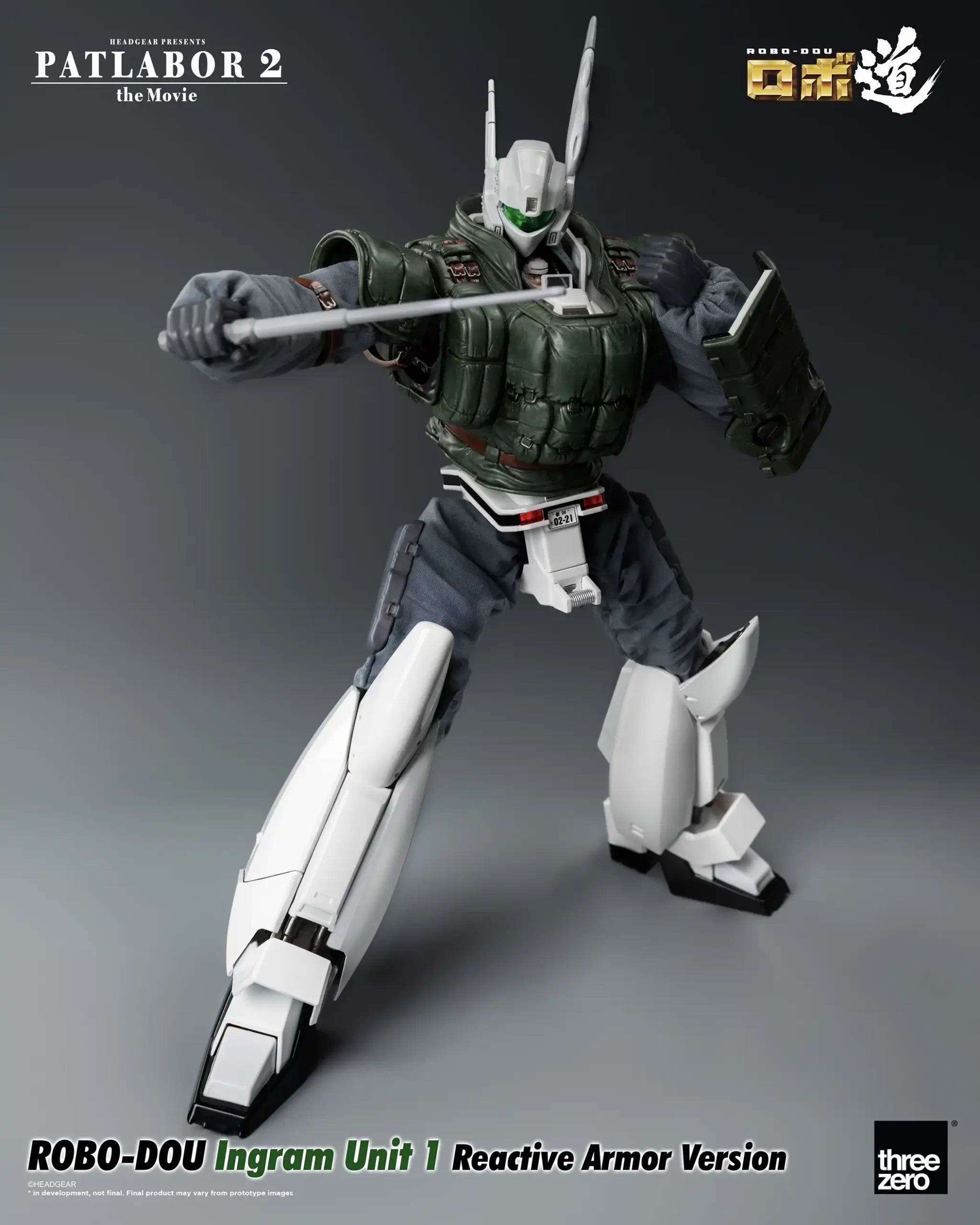 PRE-ORDER threezero - ROBO-DOU - Patlabor 2: The Movie - Ingram Unit 1: Reactive Armor Ver. 1/35