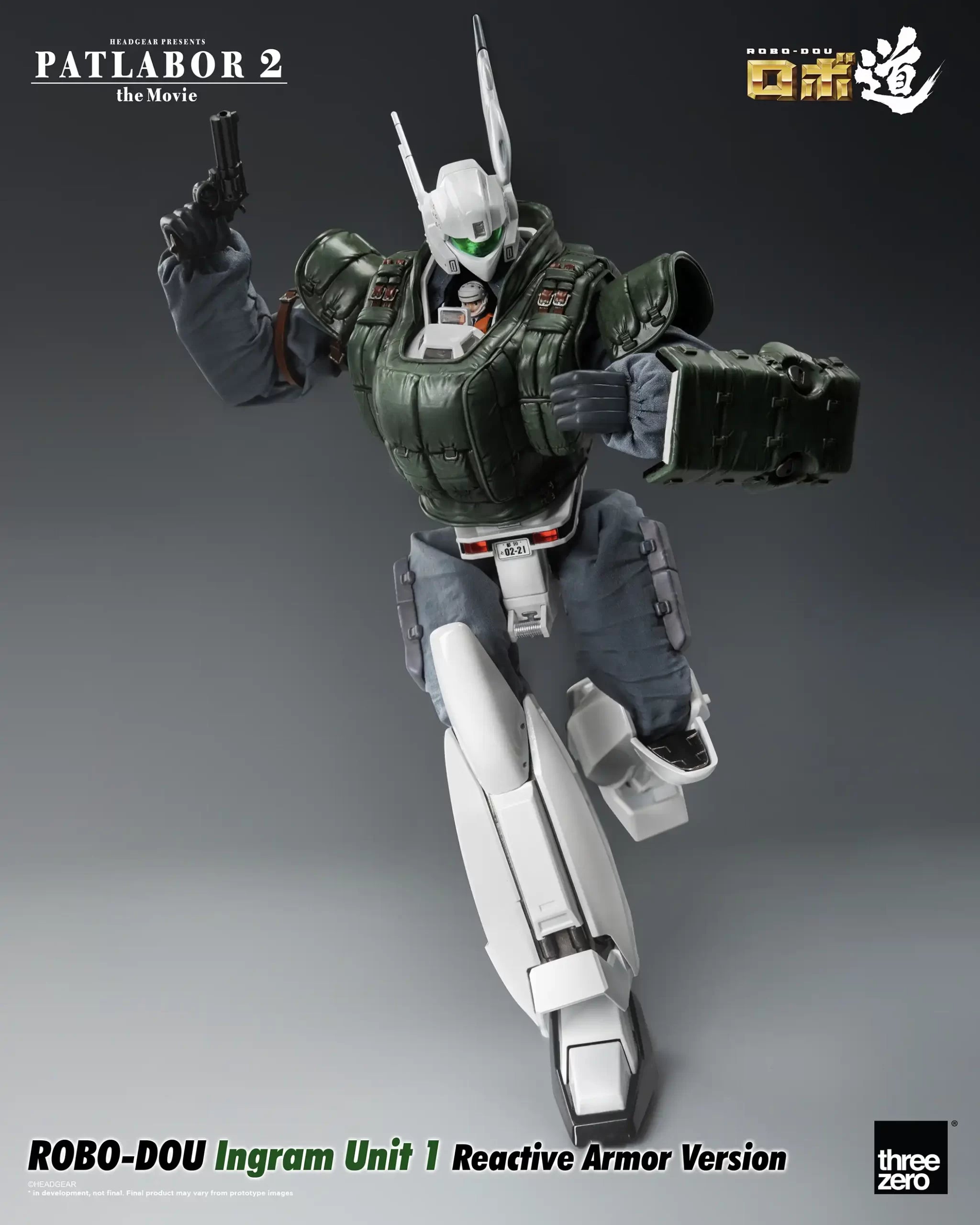 PRE-ORDER threezero - ROBO-DOU - Patlabor 2: The Movie - Ingram Unit 1: Reactive Armor Ver. 1/35