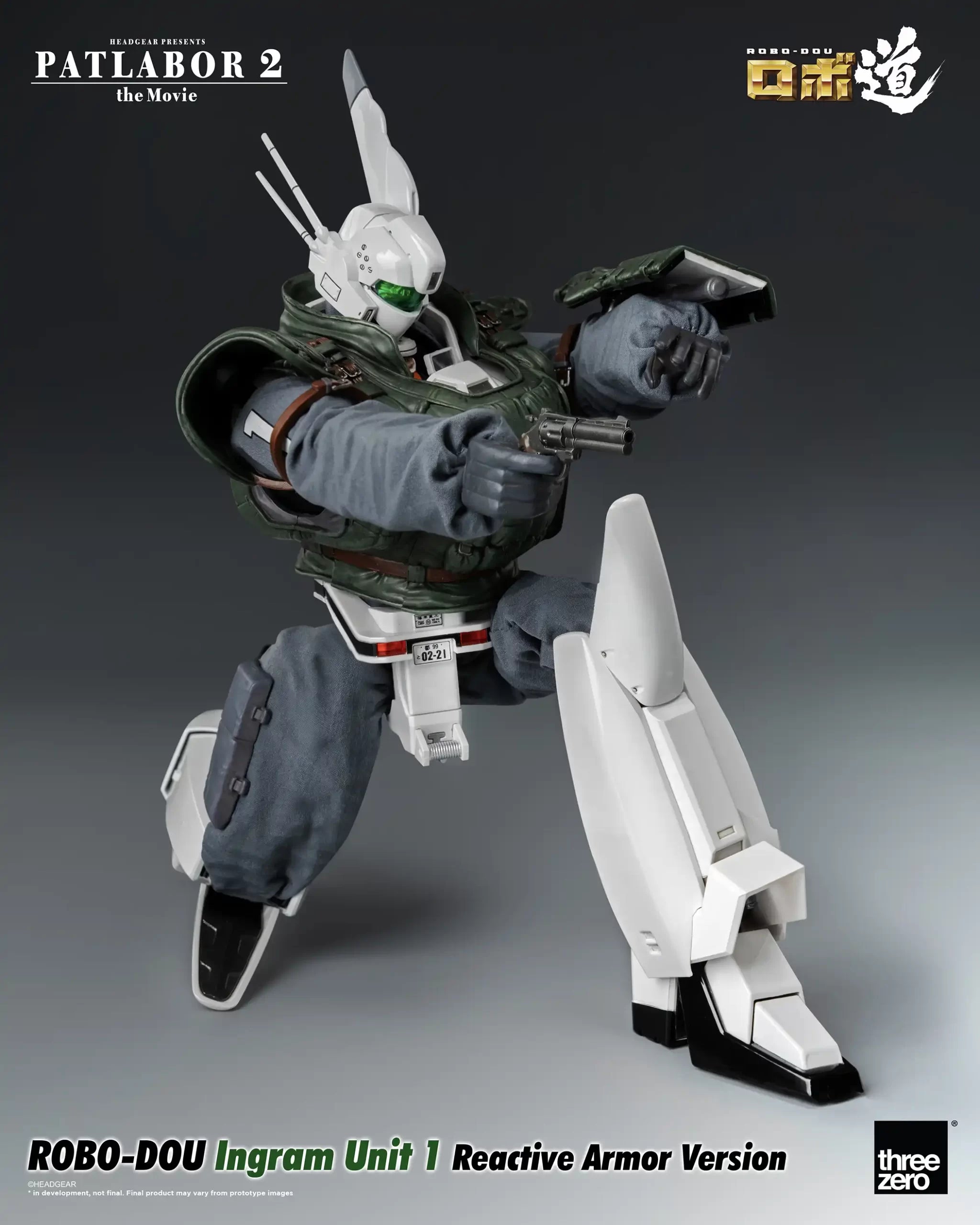 PRE-ORDER threezero - ROBO-DOU - Patlabor 2: The Movie - Ingram Unit 1: Reactive Armor Ver. 1/35