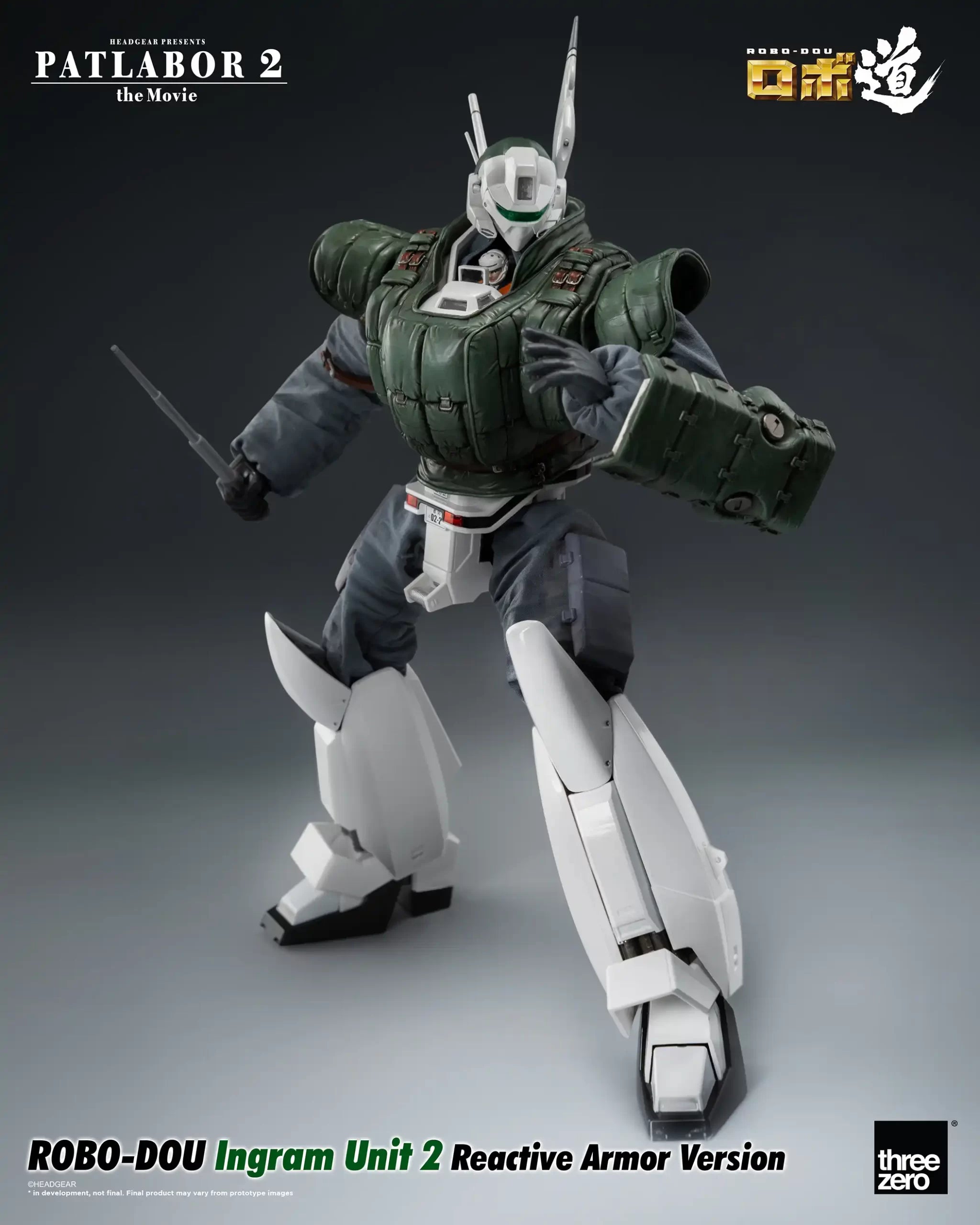 PRE-ORDER threezero - ROBO-DOU - Patlabor 2: The Movie - Ingram Unit 2: Reactive Armor Ver. 1/35