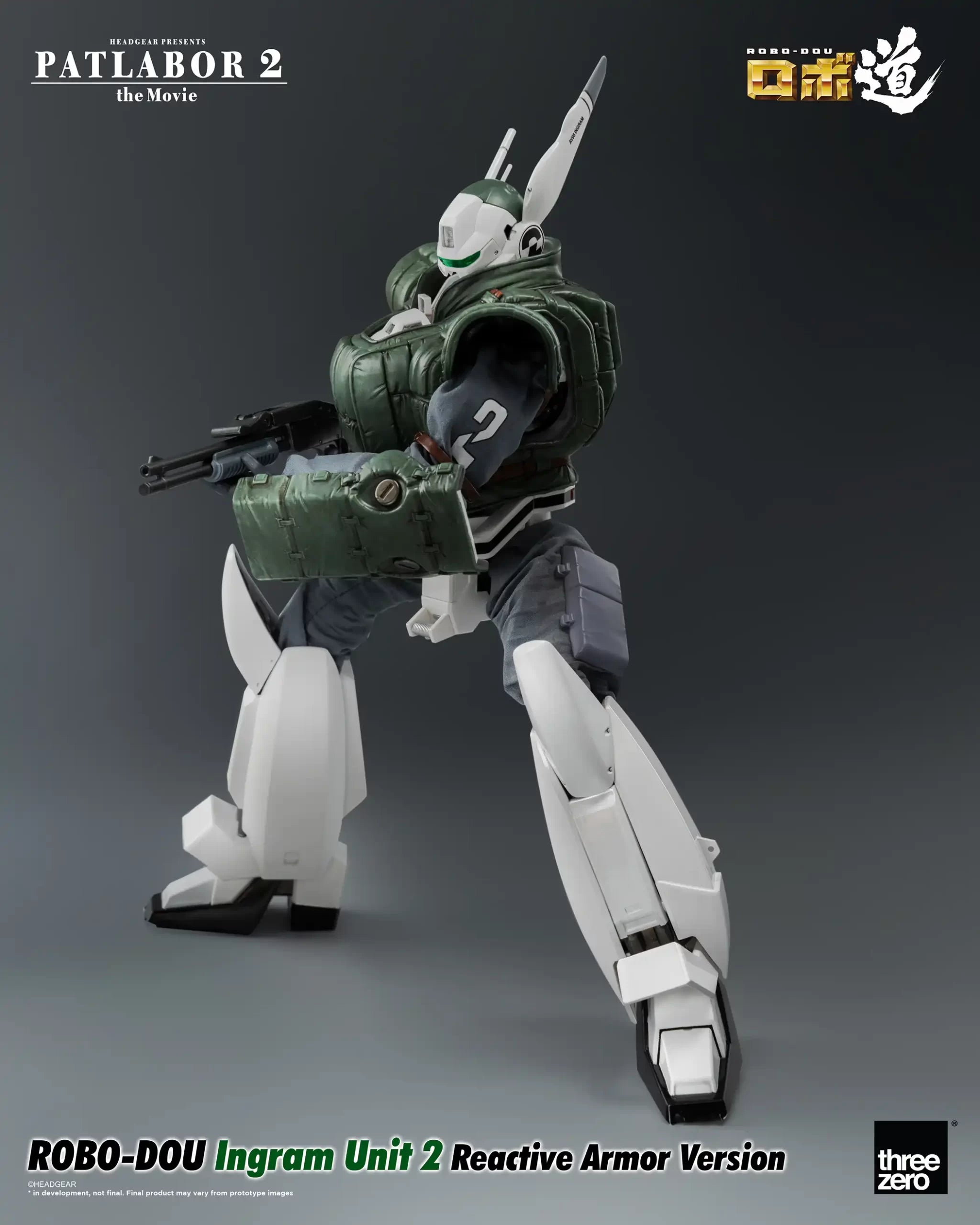 PRE-ORDER threezero - ROBO-DOU - Patlabor 2: The Movie - Ingram Unit 2: Reactive Armor Ver. 1/35