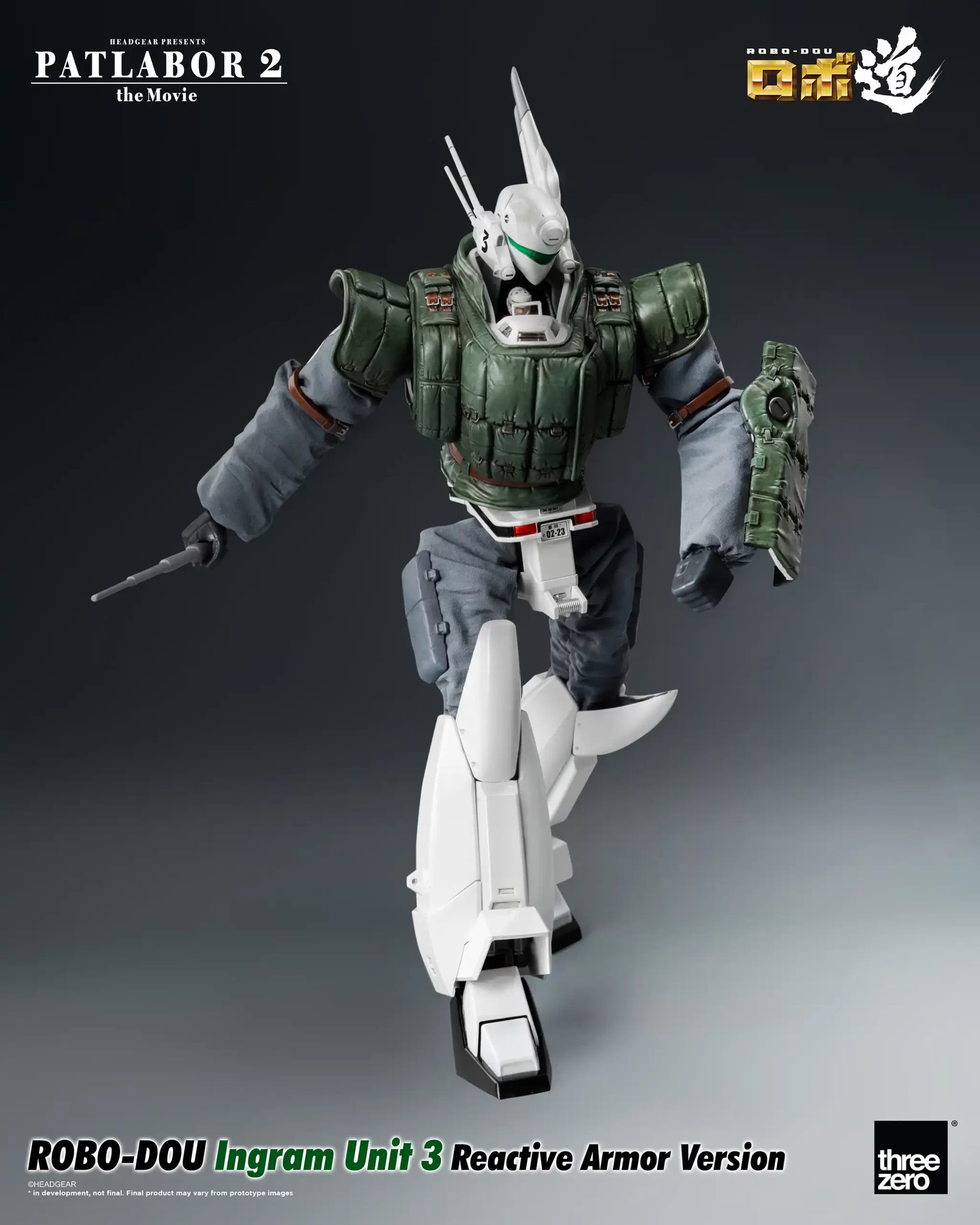 PRE-ORDER threezero - ROBO-DOU - Patlabor 2: The Movie - Ingram Unit 3: Reactive Armor Ver. 1/35