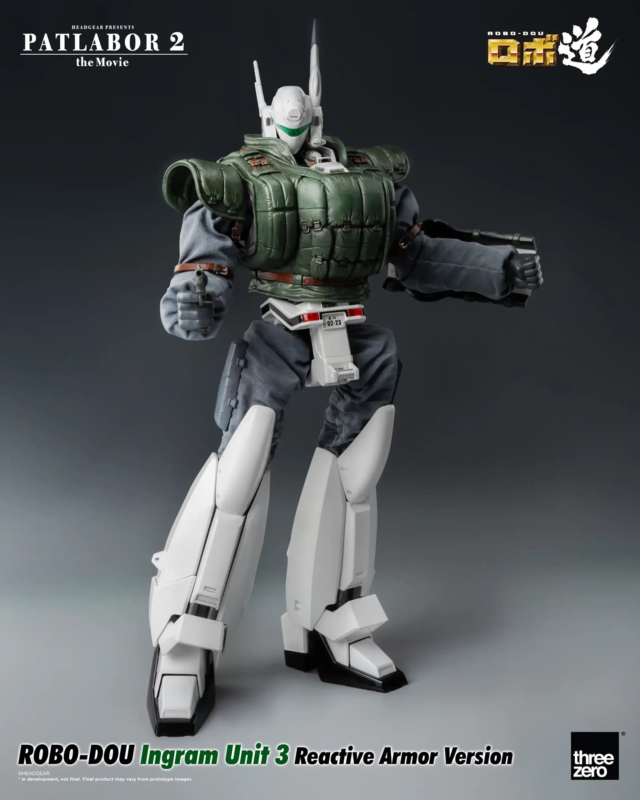 PRE-ORDER threezero - ROBO-DOU - Patlabor 2: The Movie - Ingram Unit 3: Reactive Armor Ver. 1/35