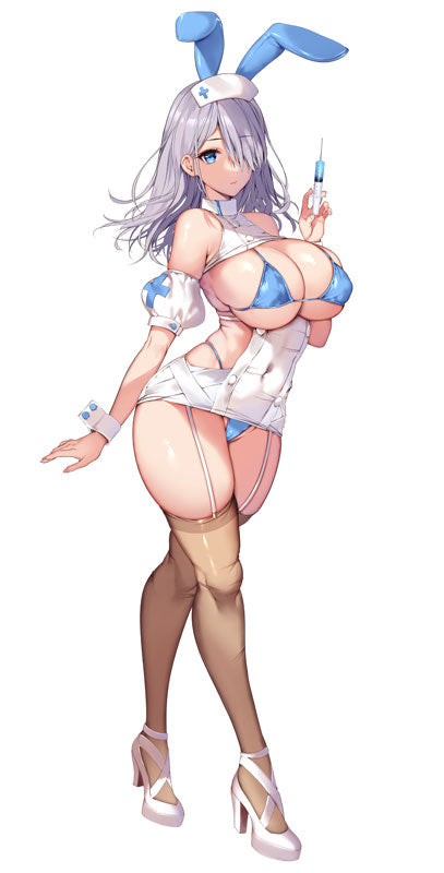 PRE-ORDER Pink Cat - Mataro Original Illustration - Blue Nurse Bunny 1/6 [EXCLUSIVE] [JP]