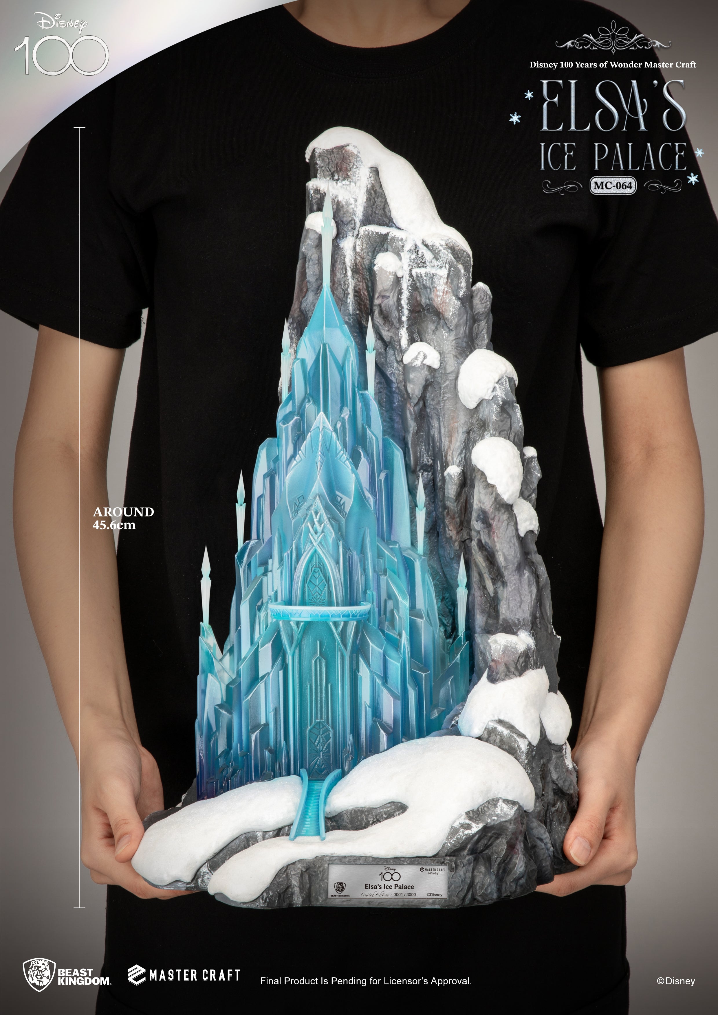 PRE-ORDER Beast Kingdom - Disney 100 Years of Wonder - Master Craft Elsa's Ice Palace