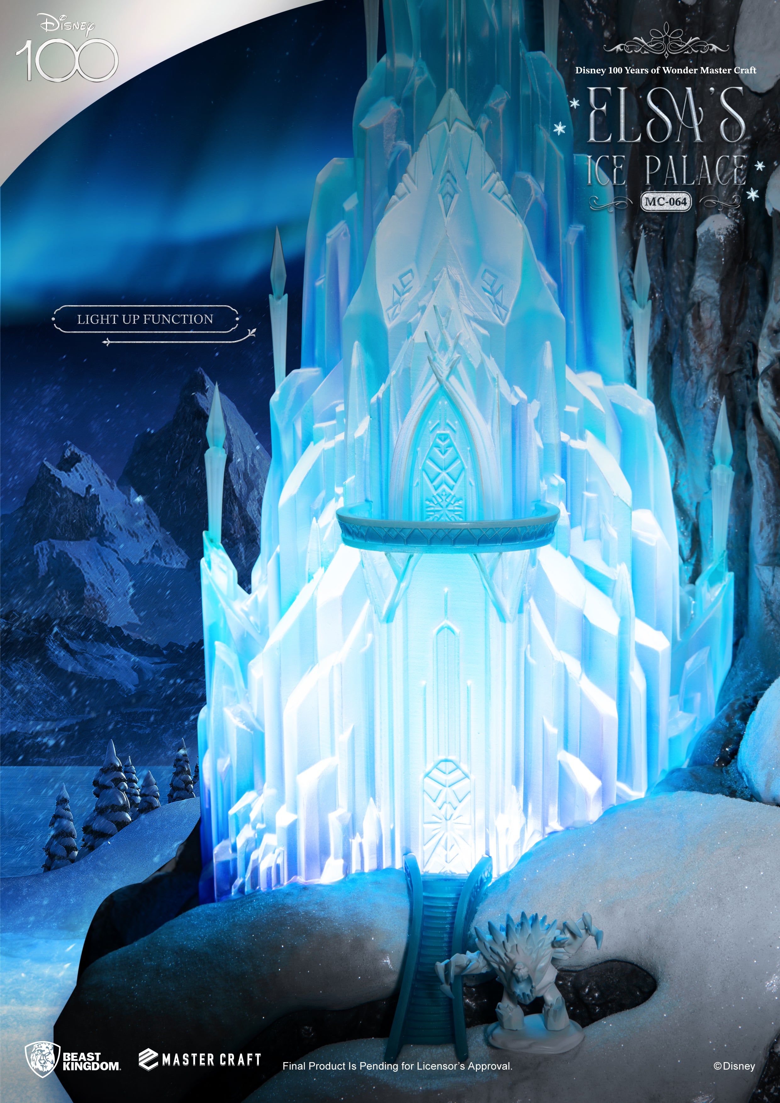 PRE-ORDER Beast Kingdom - Disney 100 Years of Wonder - Master Craft Elsa's Ice Palace