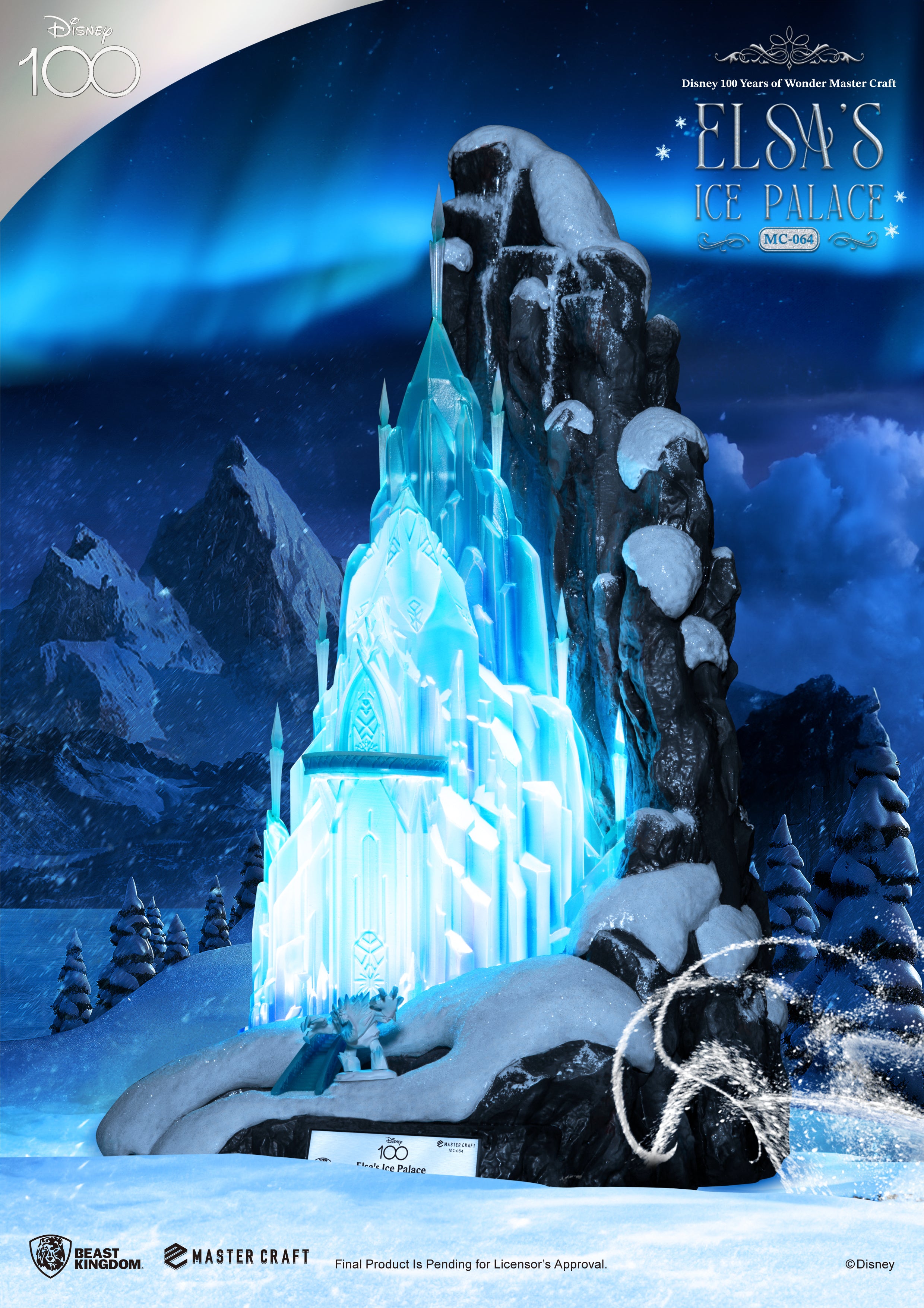 PRE-ORDER Beast Kingdom - Disney 100 Years of Wonder - Master Craft Elsa's Ice Palace