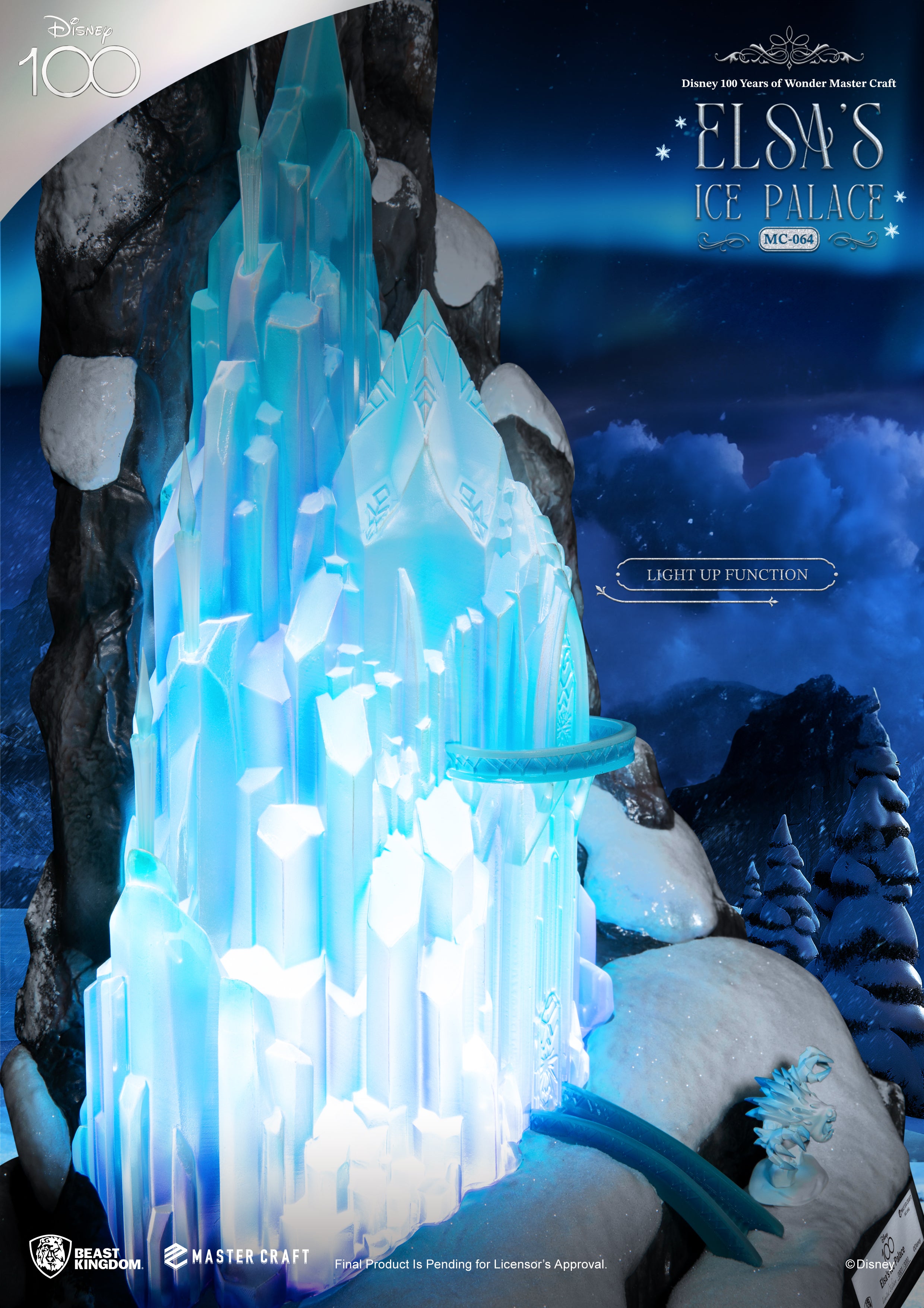 PRE-ORDER Beast Kingdom - Disney 100 Years of Wonder - Master Craft Elsa's Ice Palace