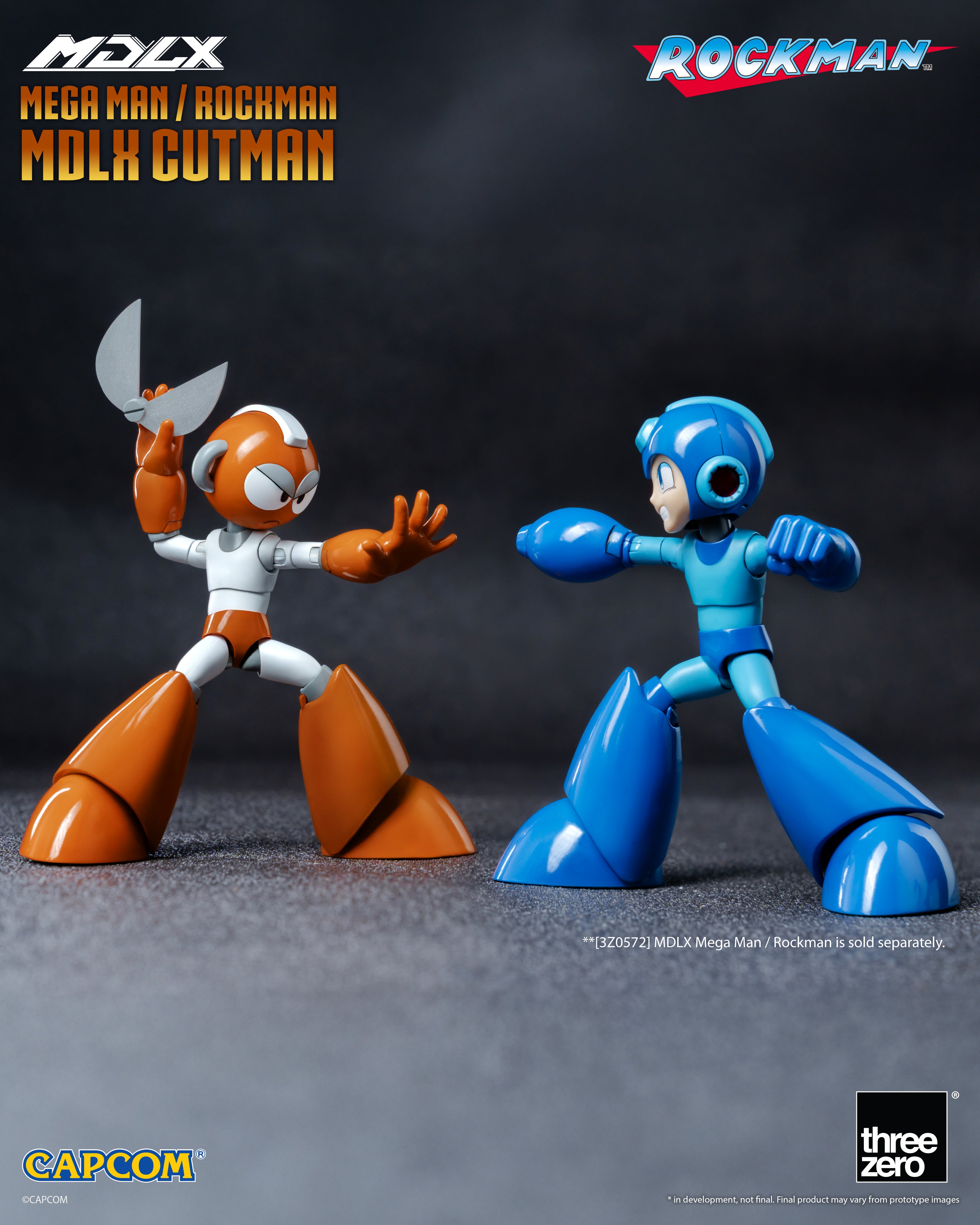 PRE-ORDER threezero - MDLX - Megaman - Cut Man