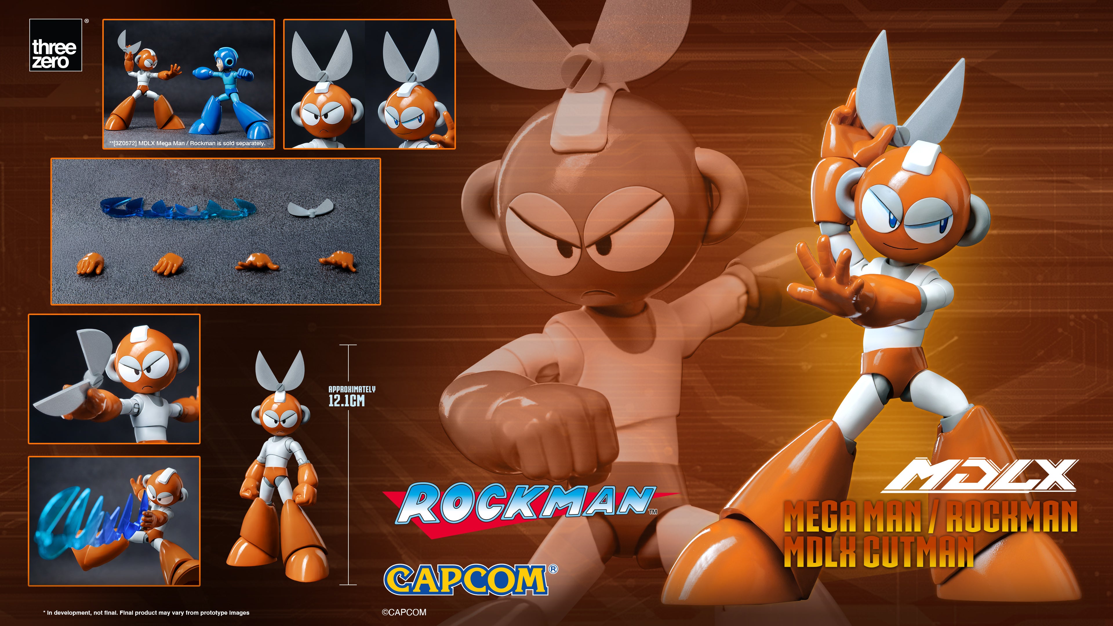 PRE-ORDER threezero - MDLX - Megaman - Cut Man