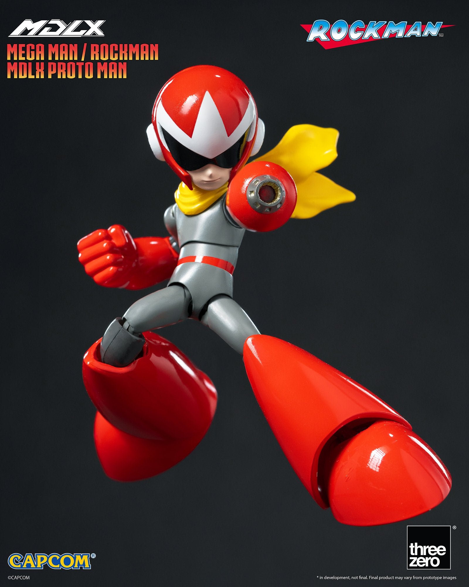 PRE-ORDER threezero - MDLX - Megaman - Proto Man (Blues / Break Man)