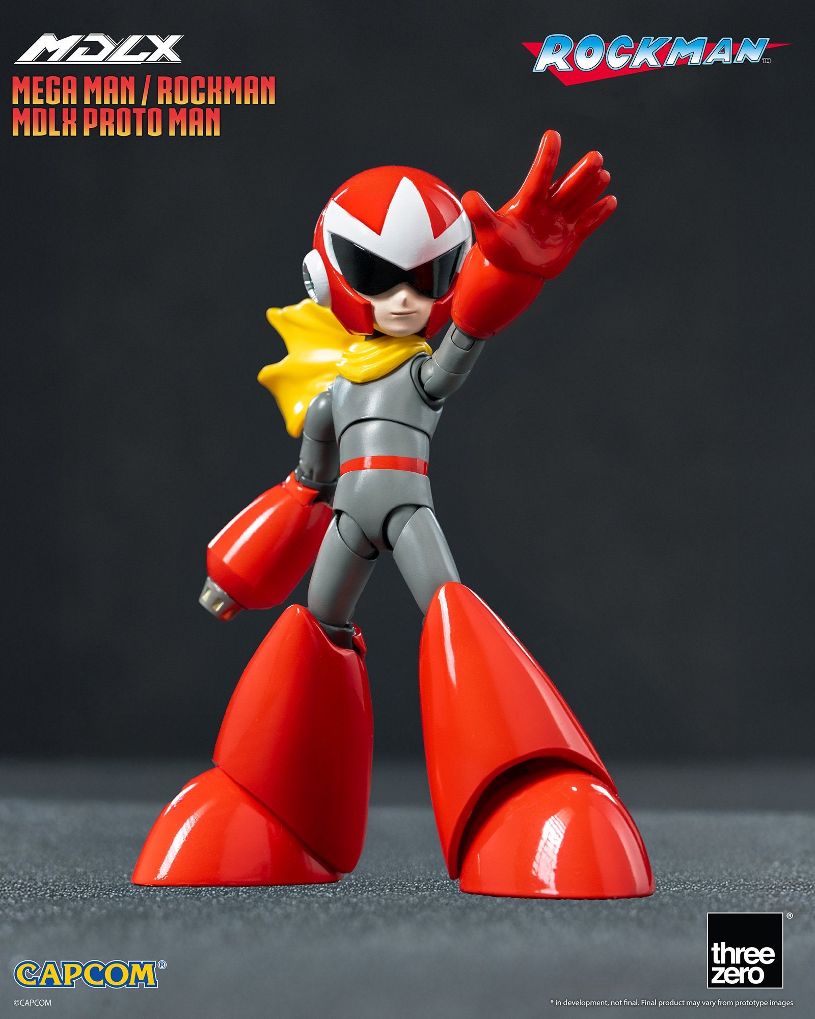 PRE-ORDER threezero - MDLX - Megaman - Proto Man (Blues / Break Man)