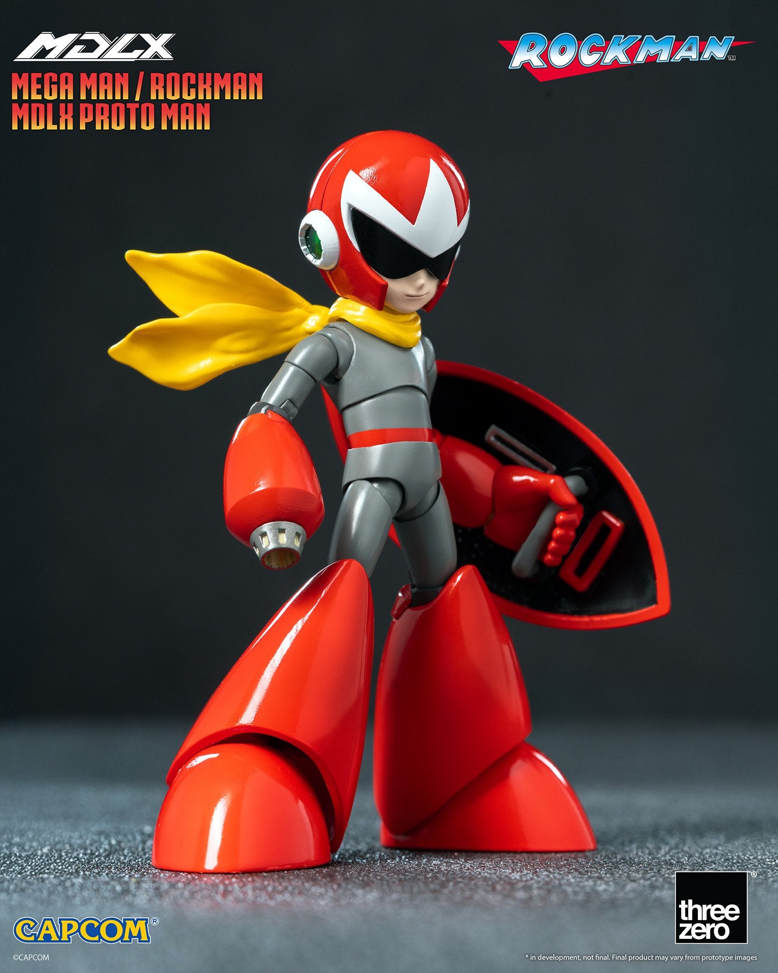 PRE-ORDER threezero - MDLX - Megaman - Proto Man (Blues / Break Man)