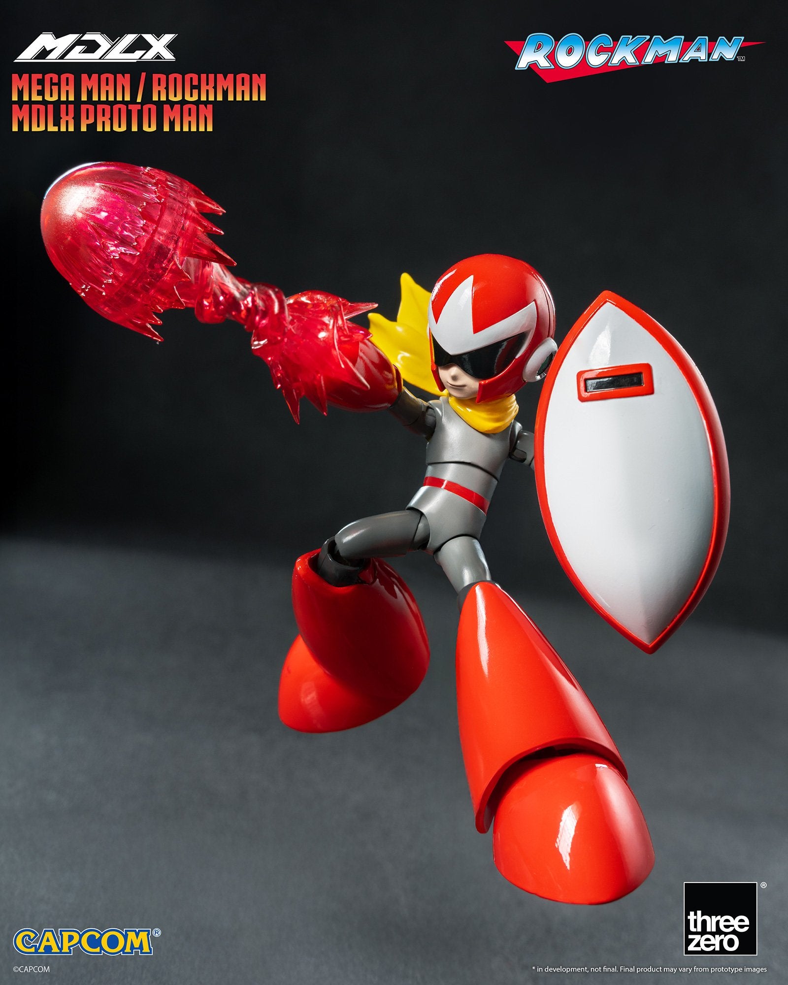 PRE-ORDER threezero - MDLX - Megaman - Proto Man (Blues / Break Man)