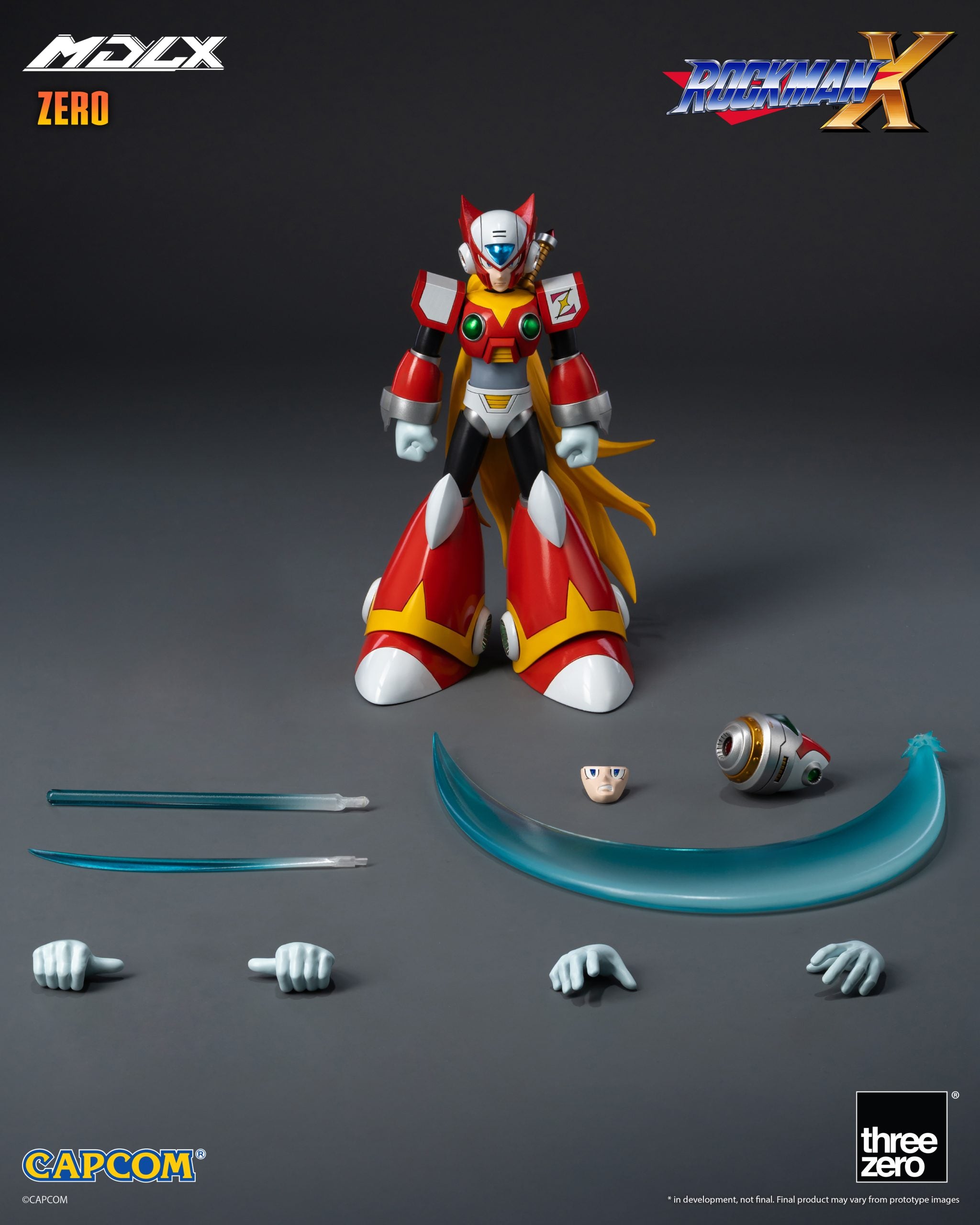 threezero MDLX ロックマン ゲーム「ロックマンX」シリーズより「MDLX エックス」が登場