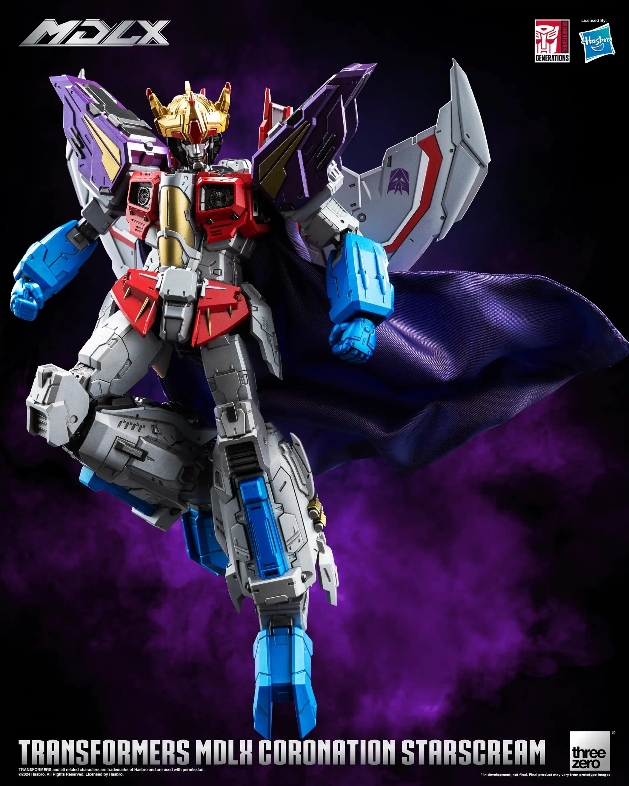 PRE-ORDER threezero - Transformers - MDLX Coronation Starscream