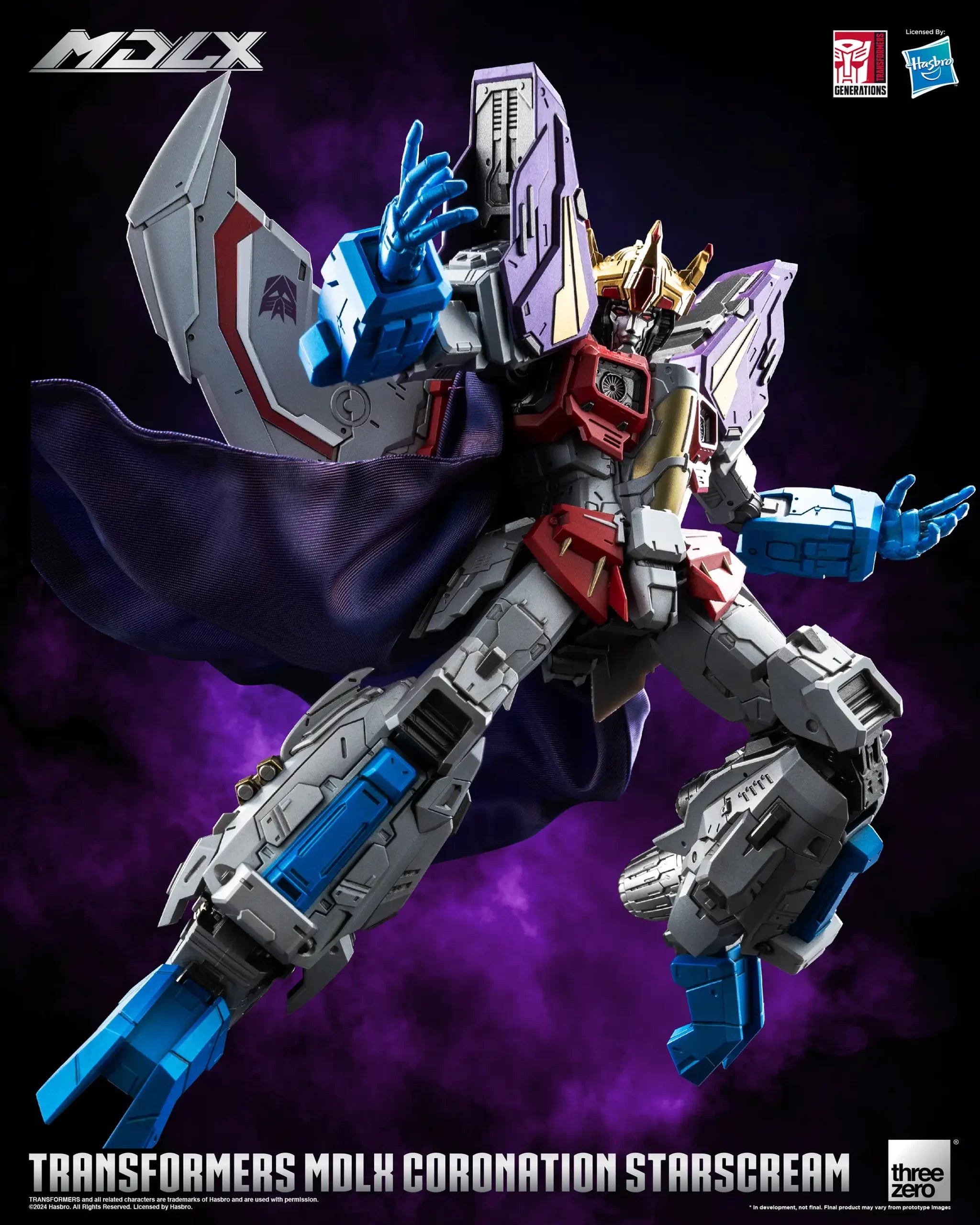 PRE-ORDER threezero - Transformers - MDLX Coronation Starscream