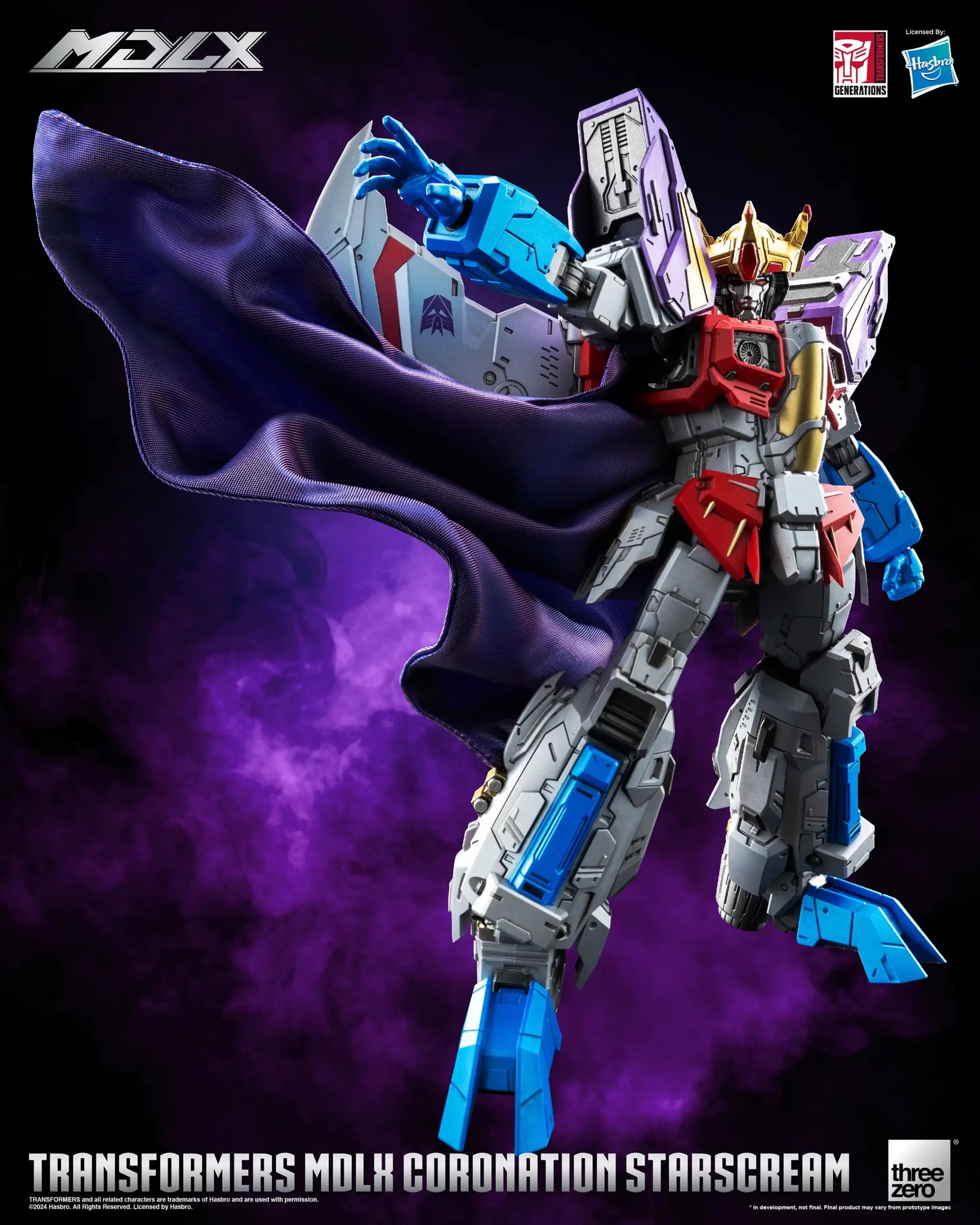 PRE-ORDER threezero - Transformers - MDLX Coronation Starscream