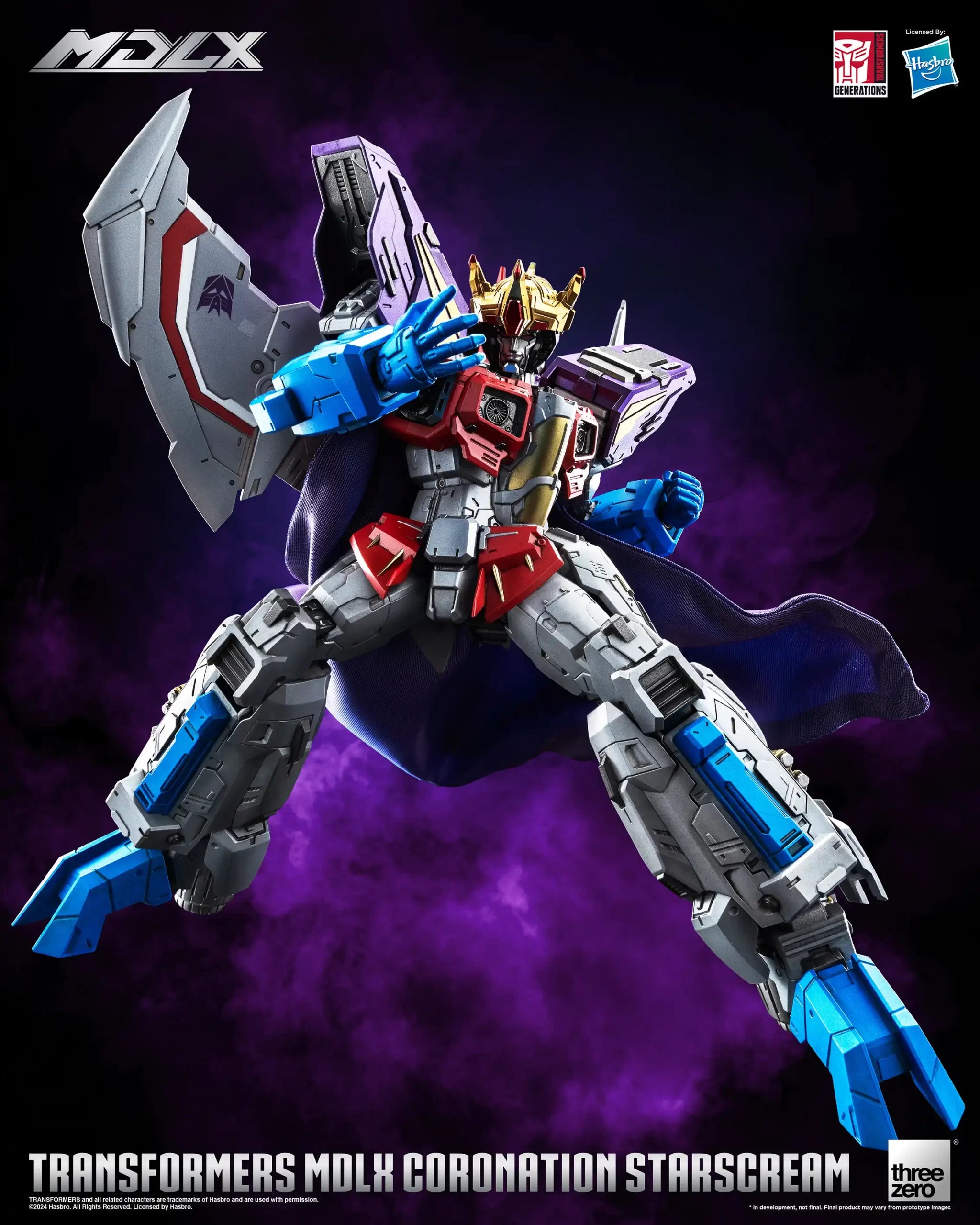 PRE-ORDER threezero - Transformers - MDLX Coronation Starscream