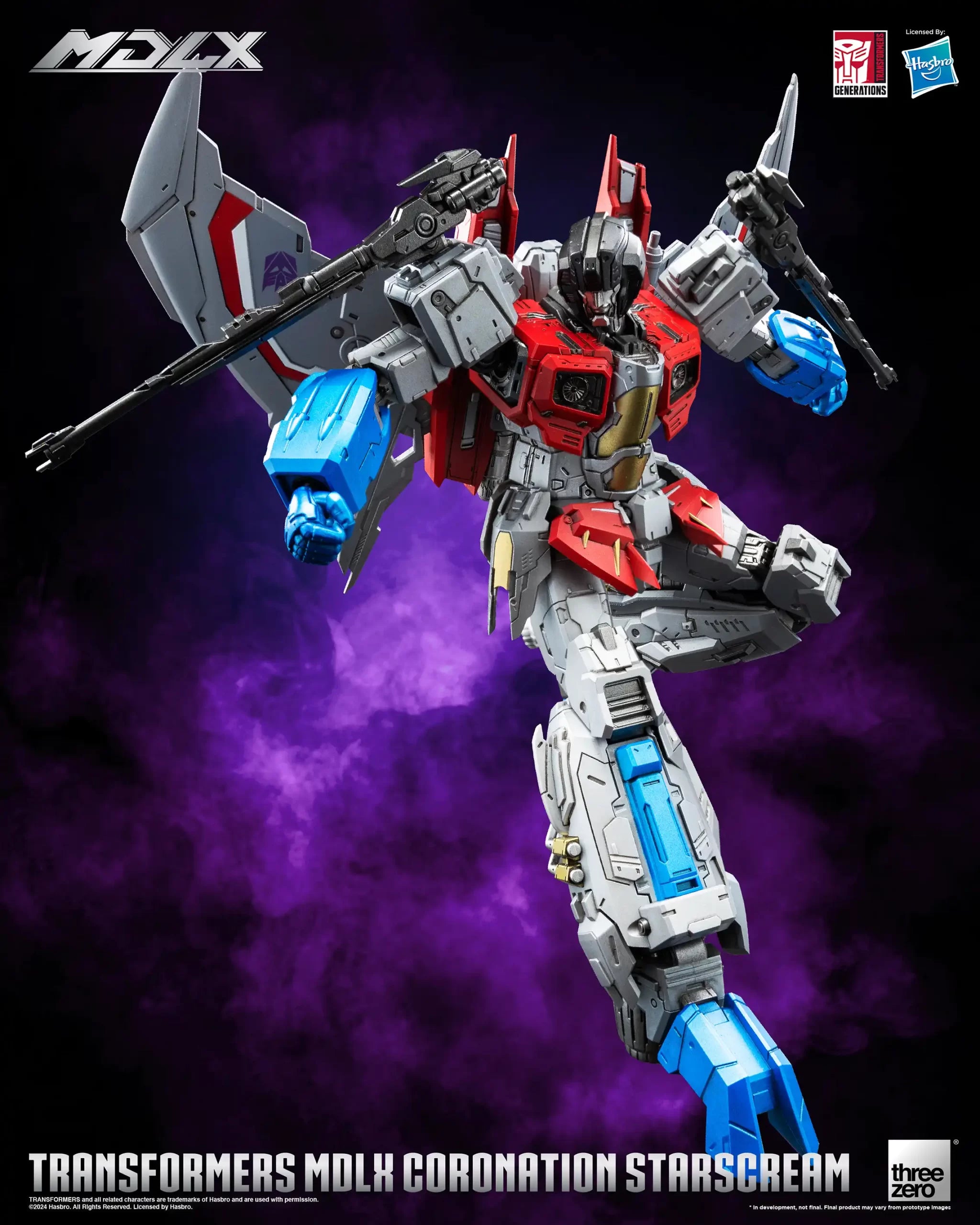 PRE-ORDER threezero - Transformers - MDLX Coronation Starscream