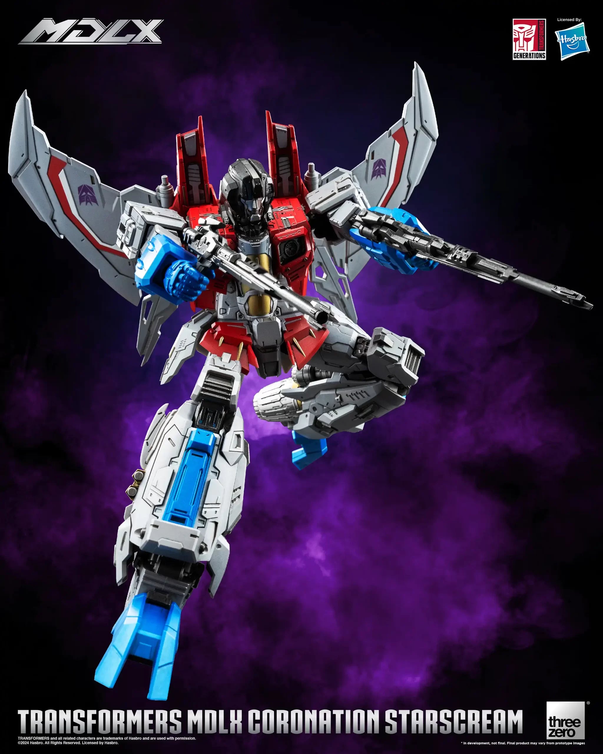 PRE-ORDER threezero - Transformers - MDLX Coronation Starscream