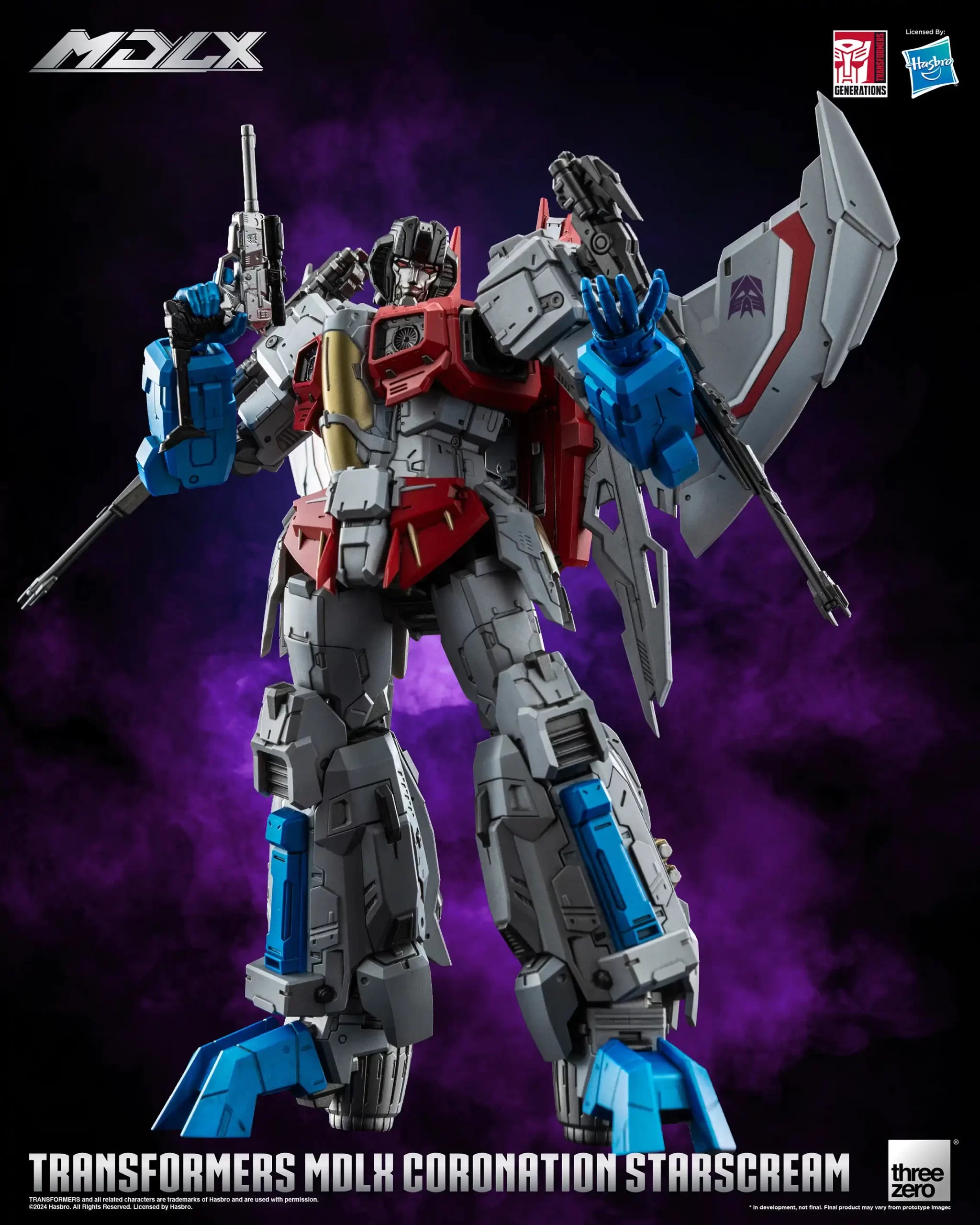 PRE-ORDER threezero - Transformers - MDLX Coronation Starscream