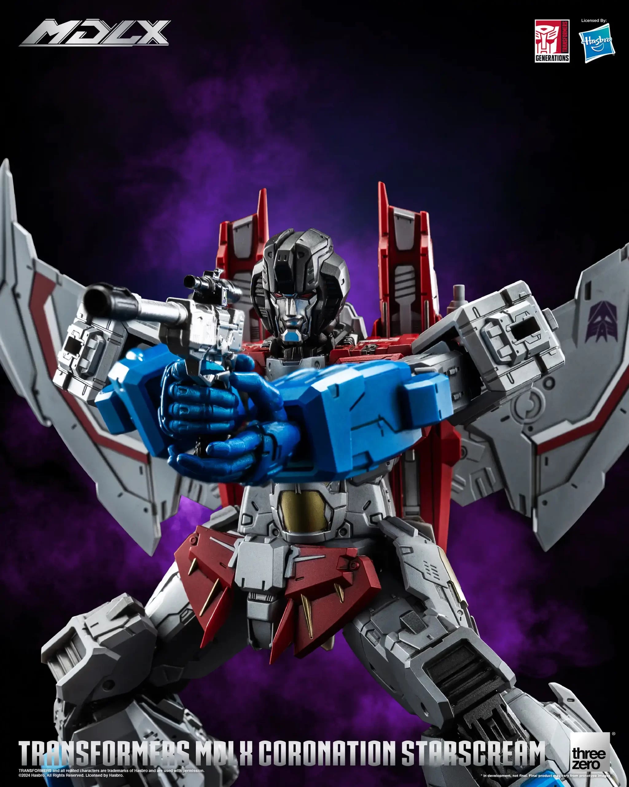 PRE-ORDER threezero - Transformers - MDLX Coronation Starscream