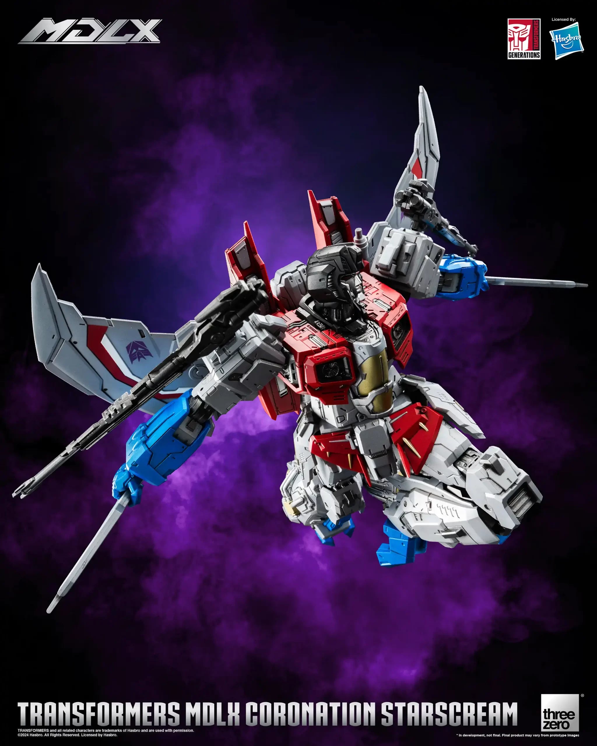 PRE-ORDER threezero - Transformers - MDLX Coronation Starscream