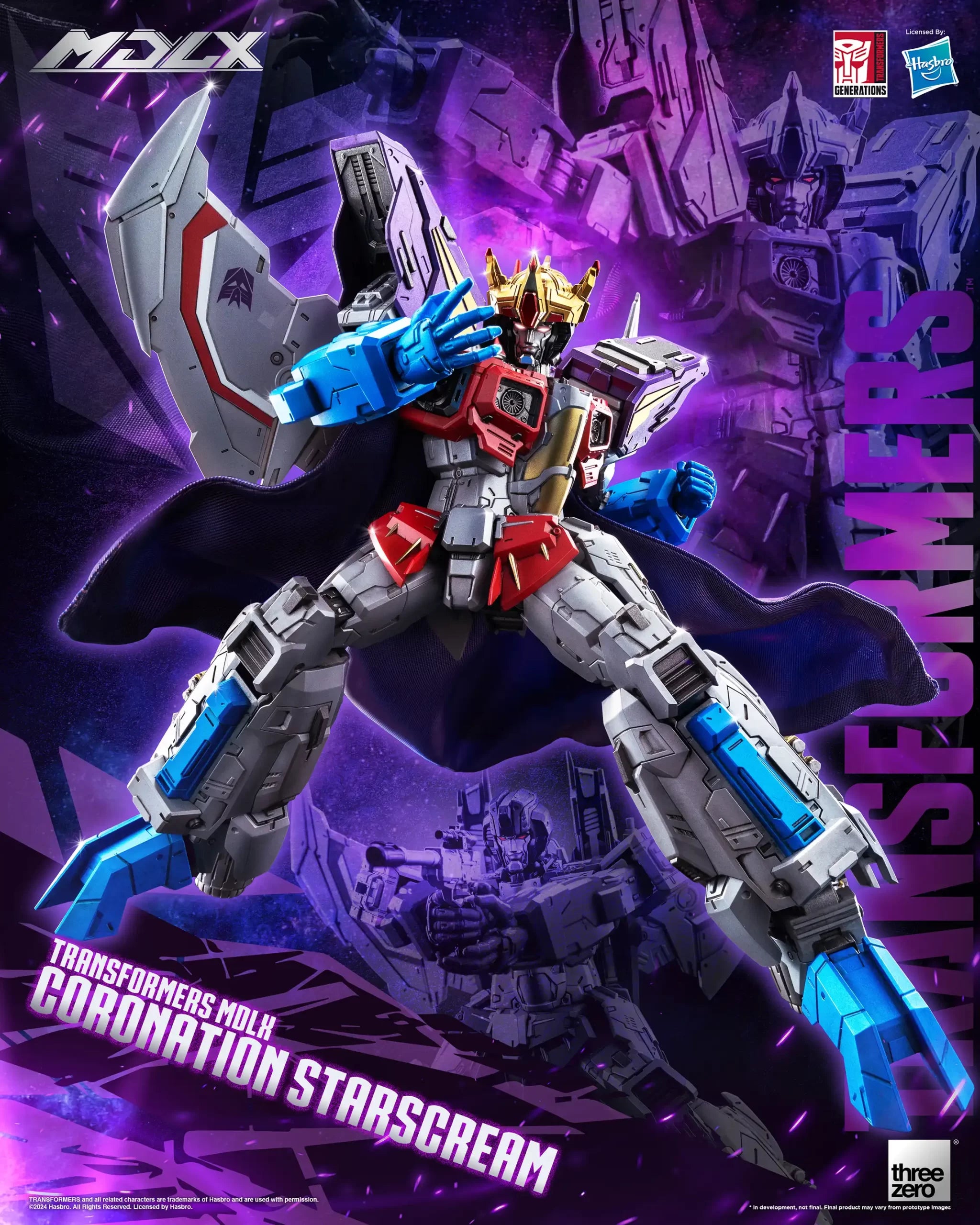 PRE-ORDER threezero - Transformers - MDLX Coronation Starscream