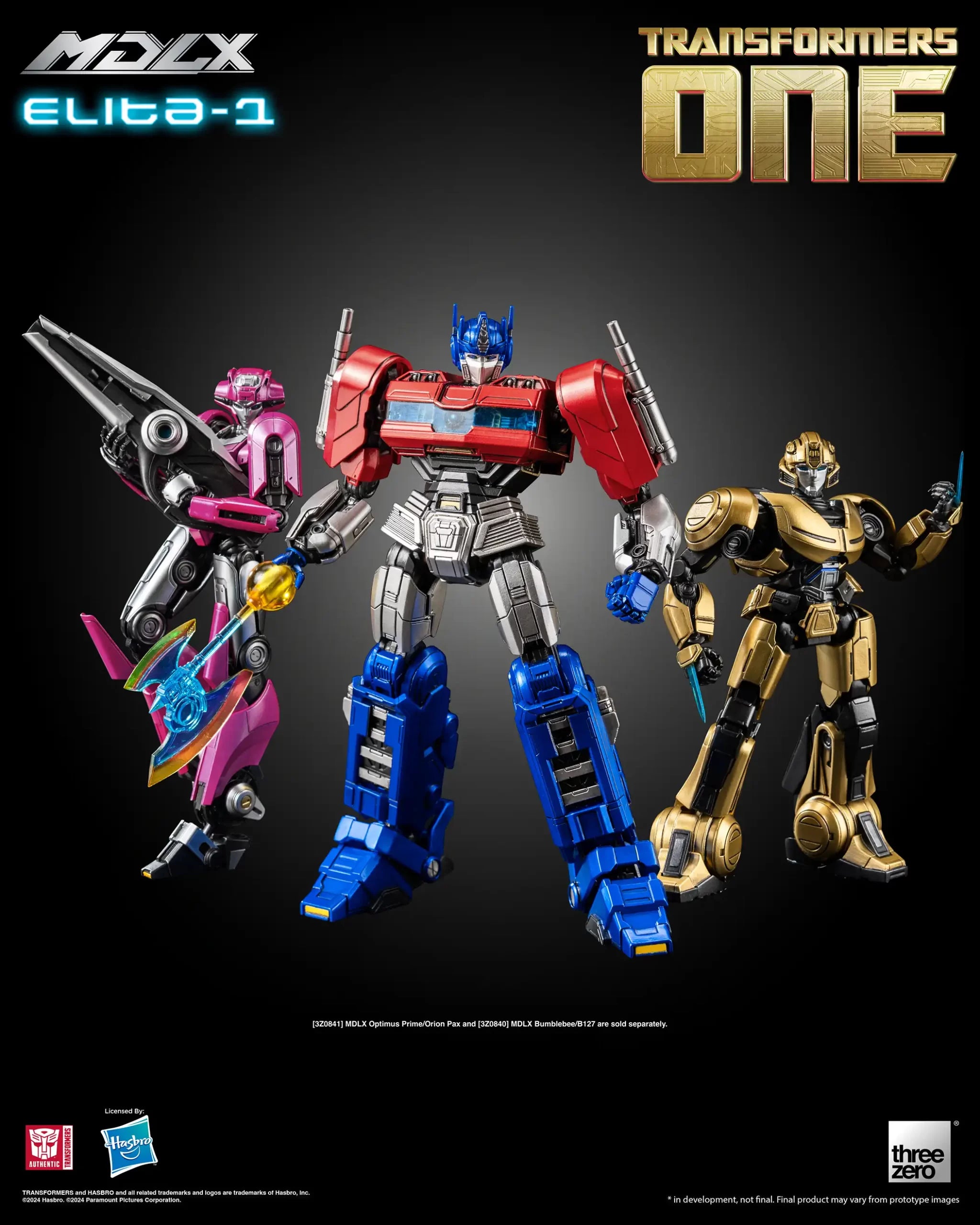 PRE-ORDER threezero - MDLX - Transformers One - Elita-1