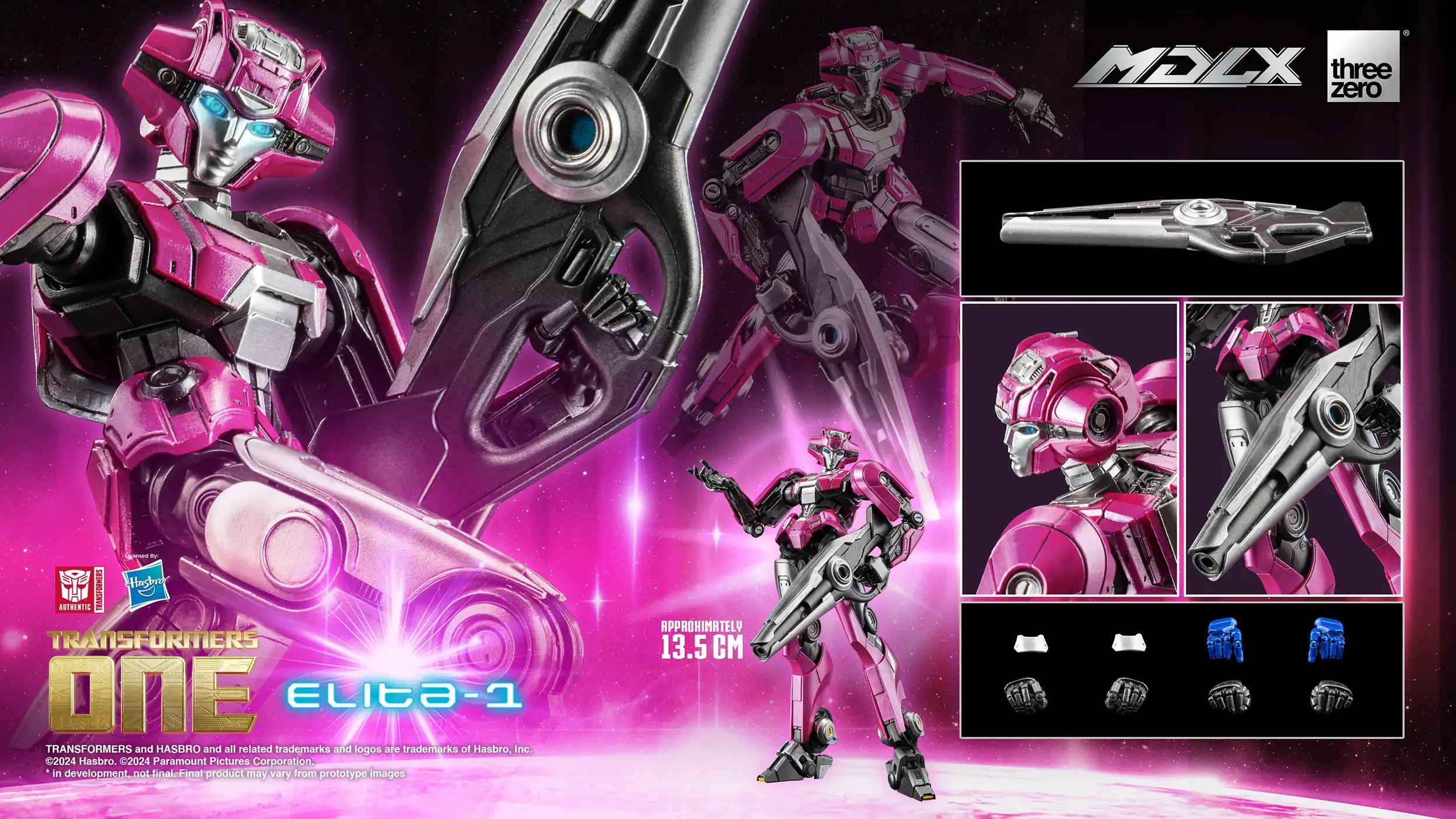PRE-ORDER threezero - MDLX - Transformers One - Elita-1