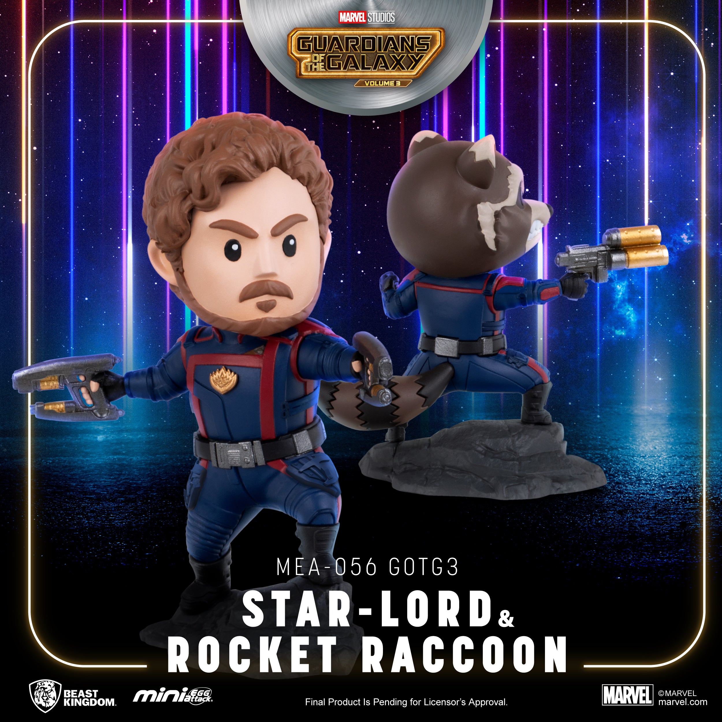 PRE-ORDER Guardians of the Galaxy 3 - Star-Lord & Rocket Raccoon